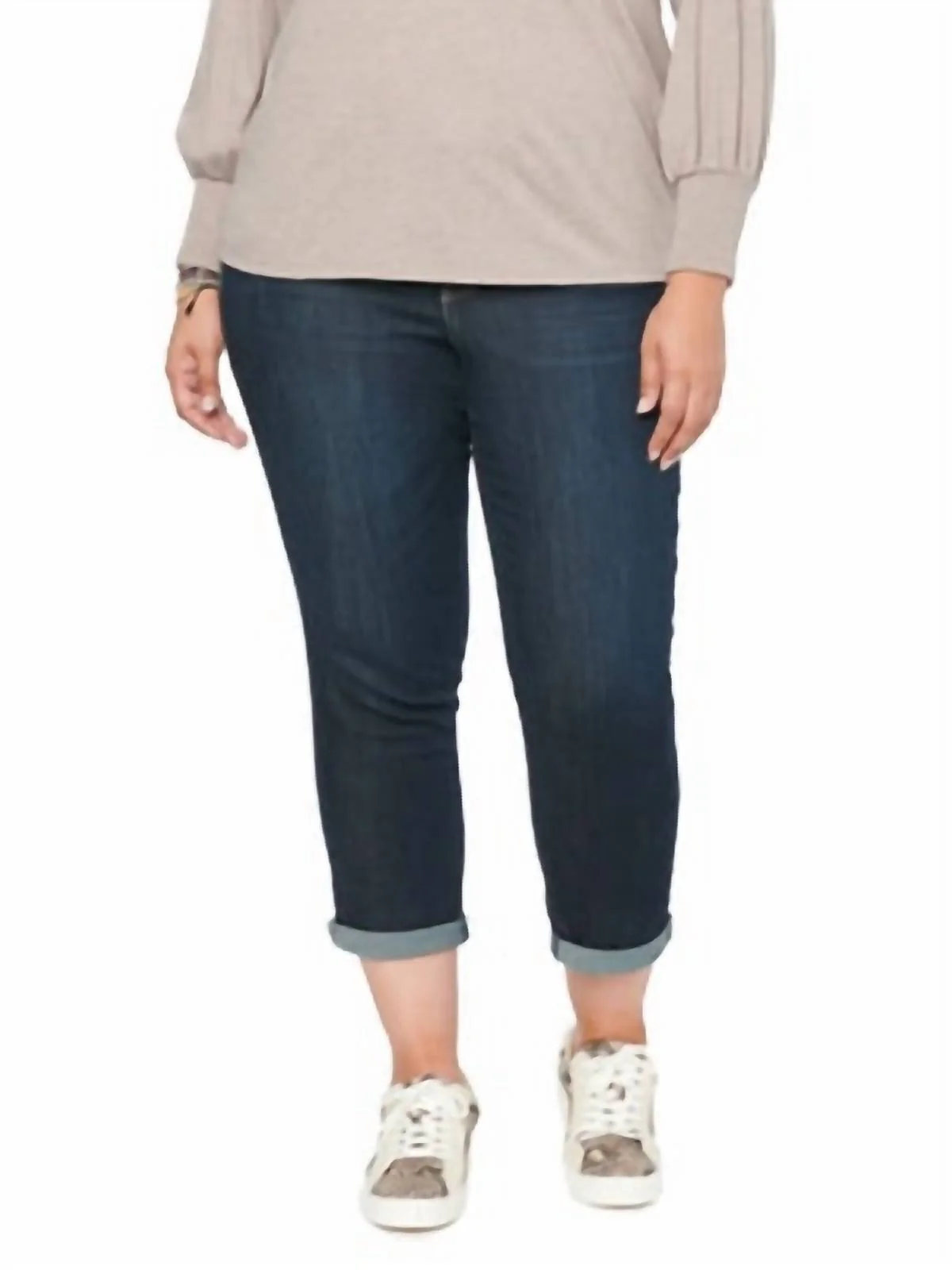 Absolution Ankle Skimmer Jeans - Plus In Indigo