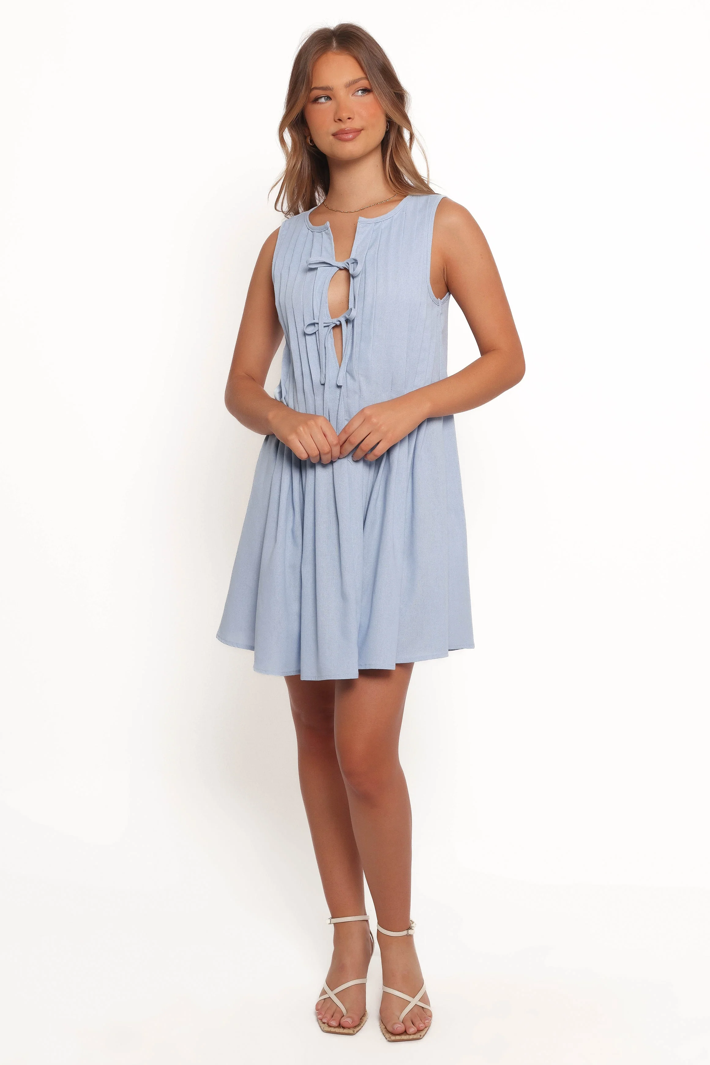 Madeline Mini Dress - Blue
