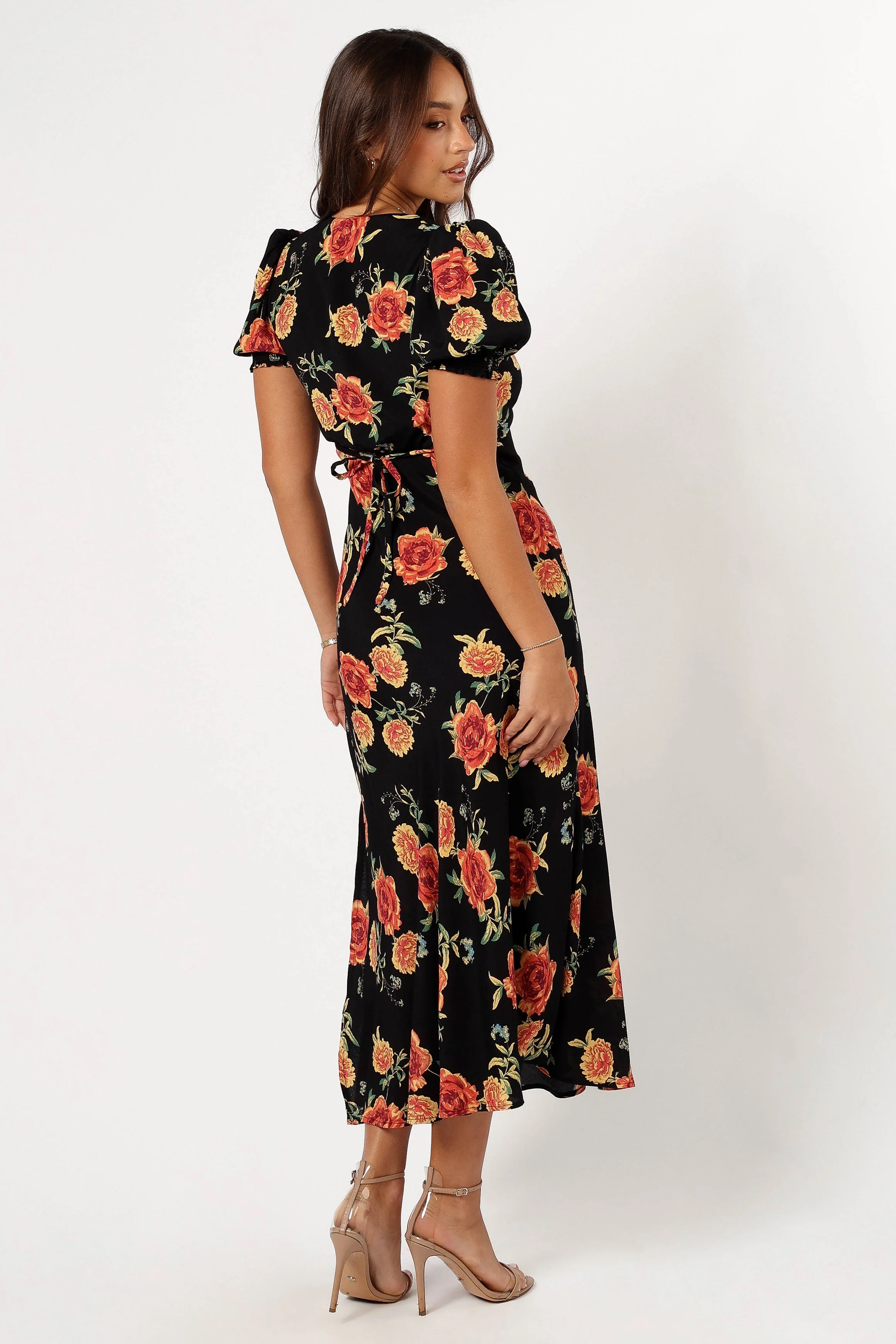 Christine Midi Dress - Sunset Floral