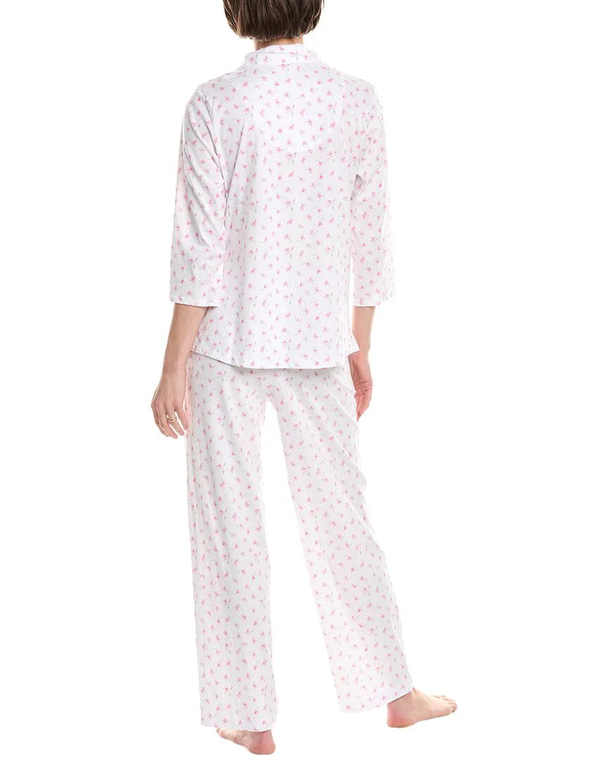 Carole Hochman 2pc Pajama Pant & Top Set