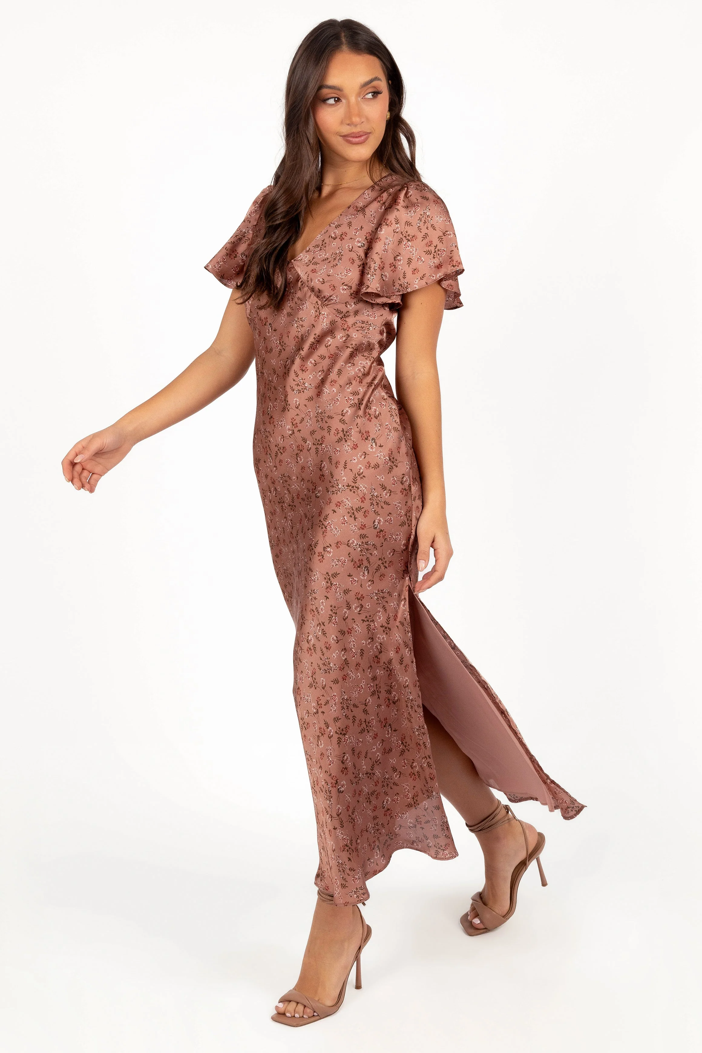 Flossy Maxi Dress - Mauve