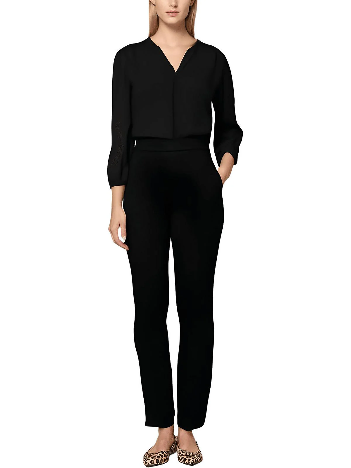 Plus Bailey Womens Relaxed Denim Straight Leg Jeans