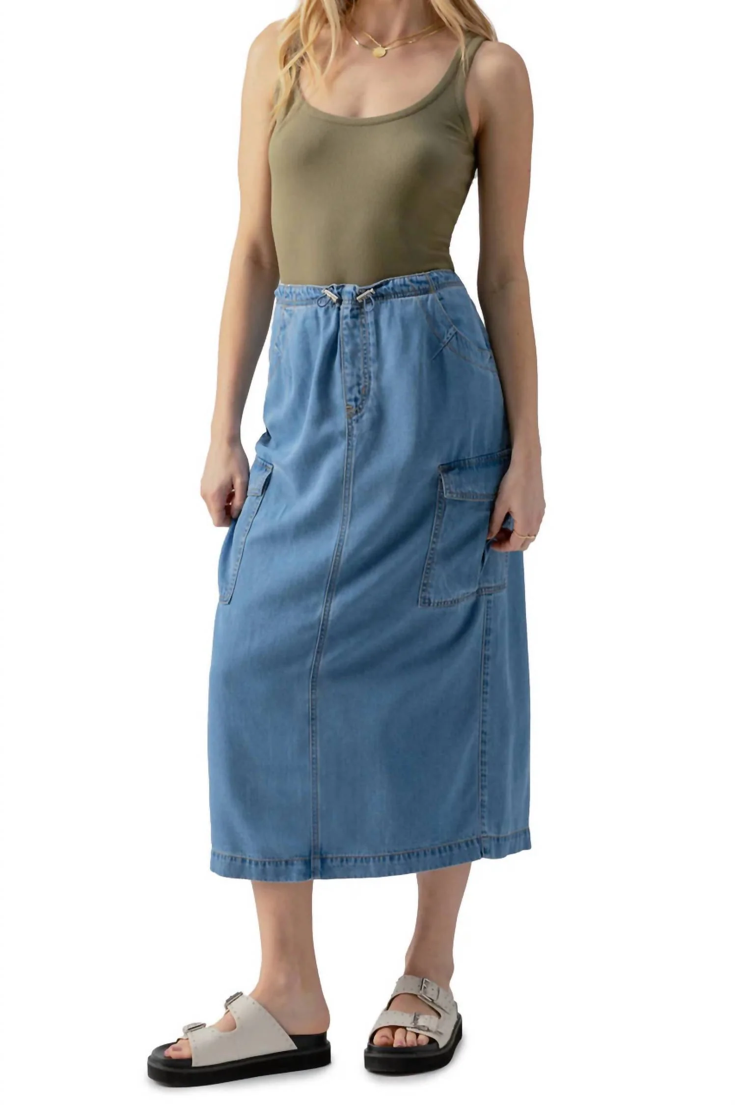 Parachute Skirt In Sun Drenched