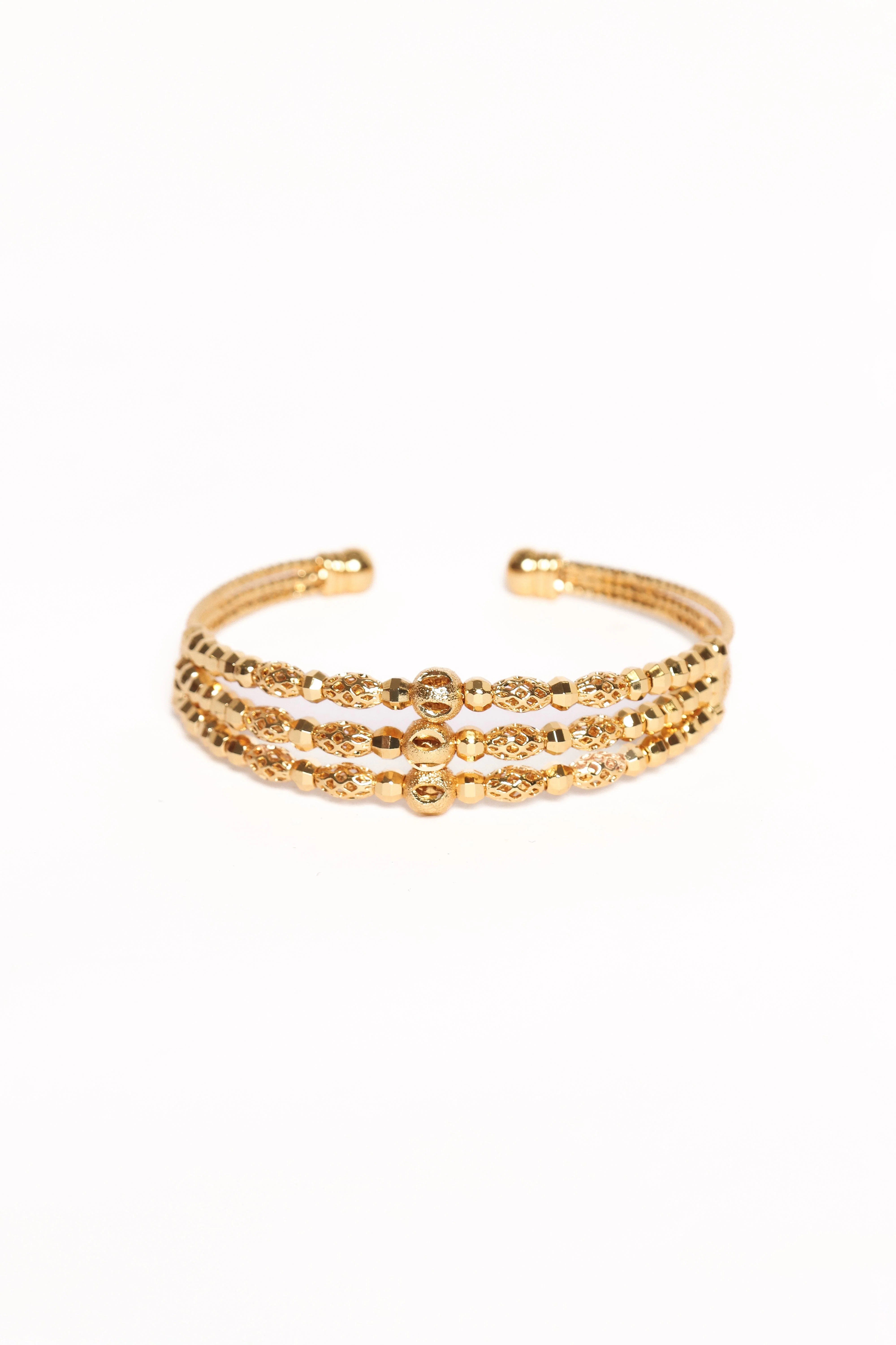 Noah Cuff Bracelet - Gold