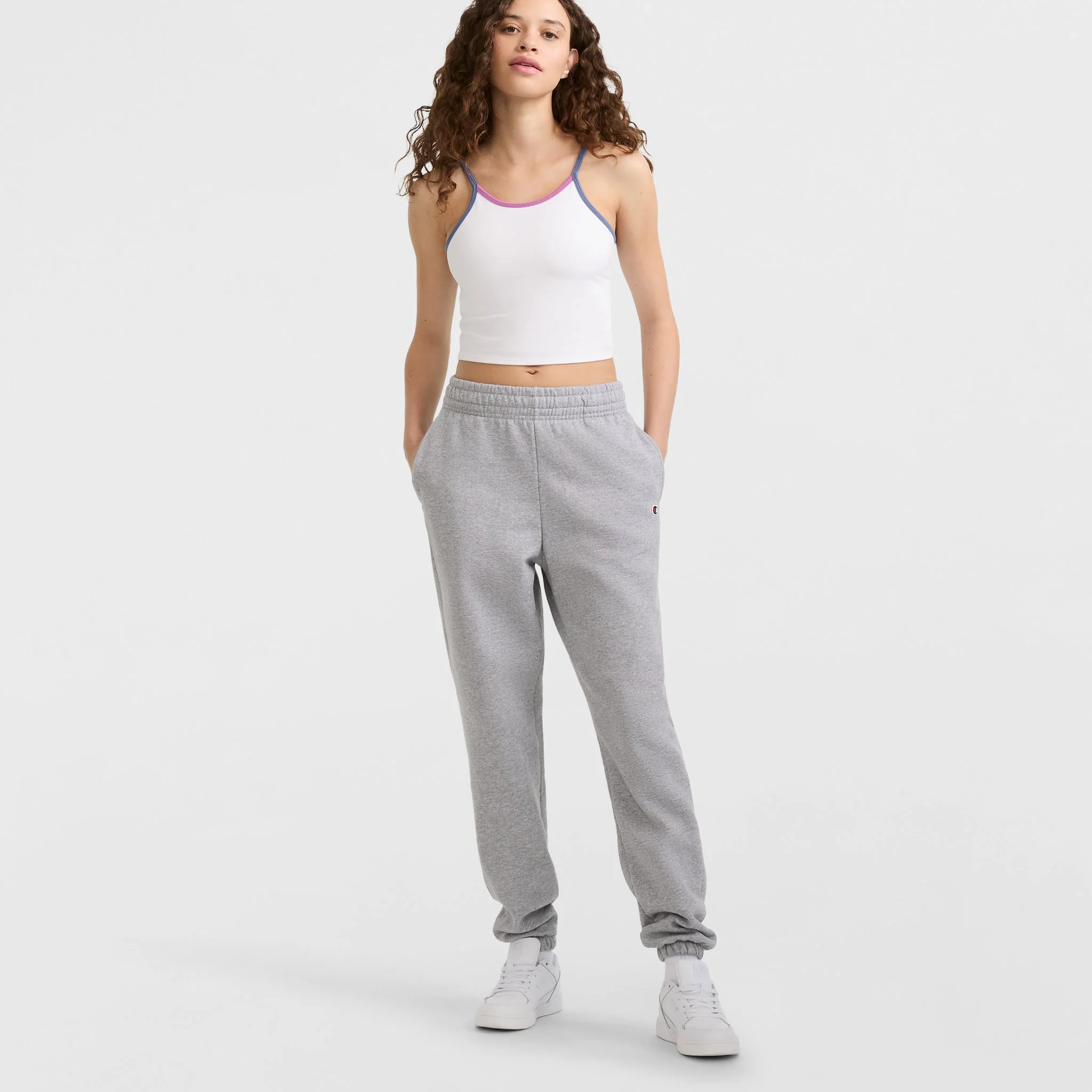 Soft Touch Longline Cami, Shelf Bra, C Logo