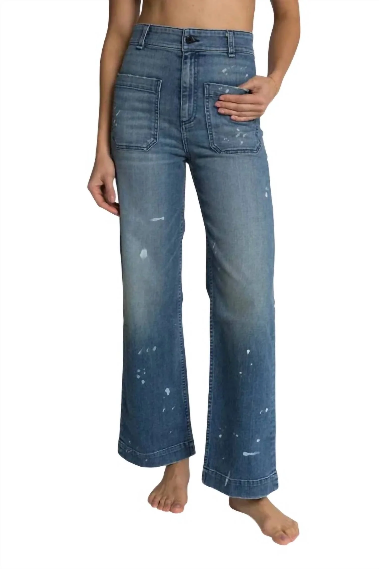 Sailor Wide Leg Jean In Mulholland