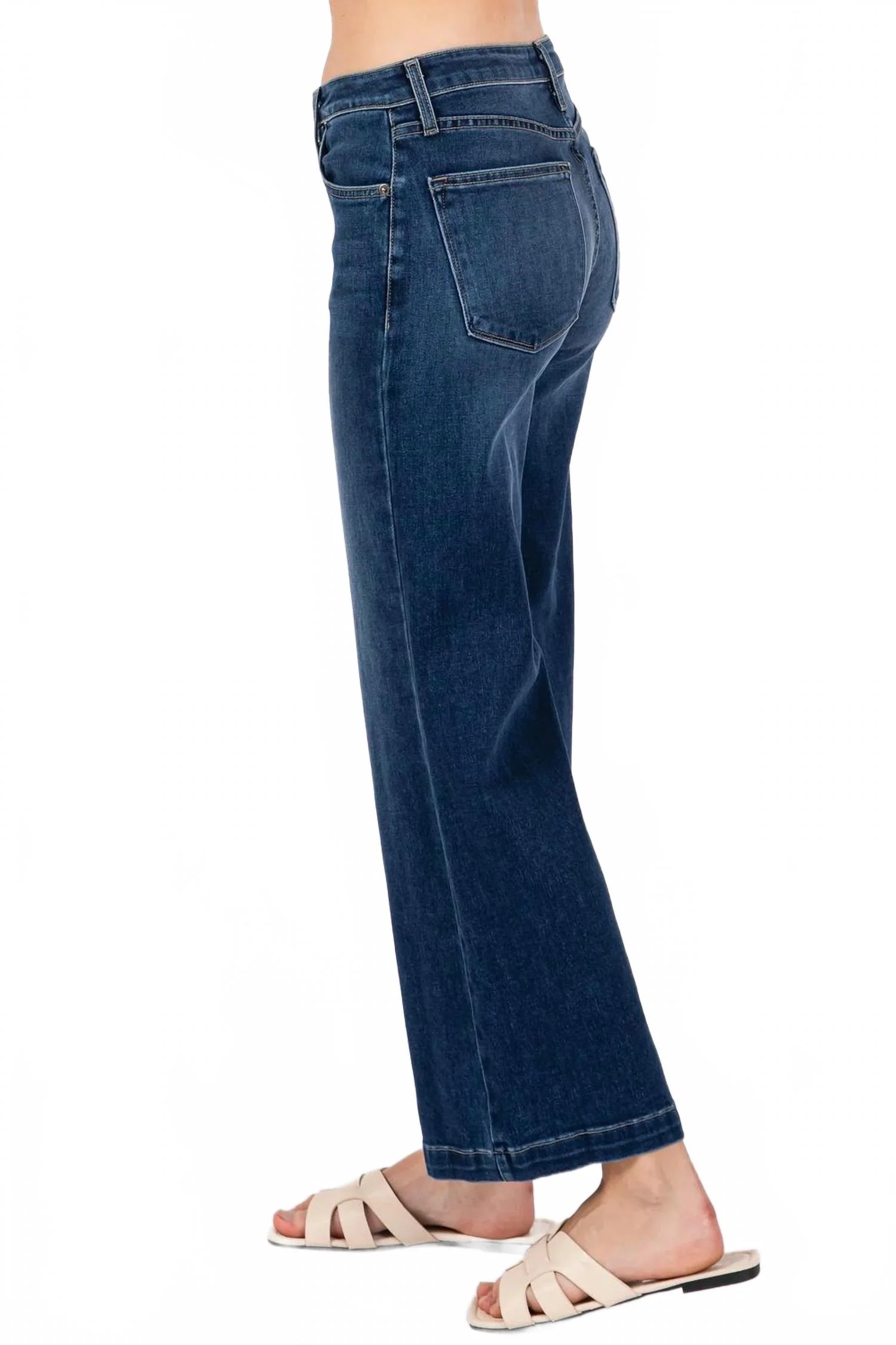 Women's Sofia Wide Leg Culotte Jeans In Blue