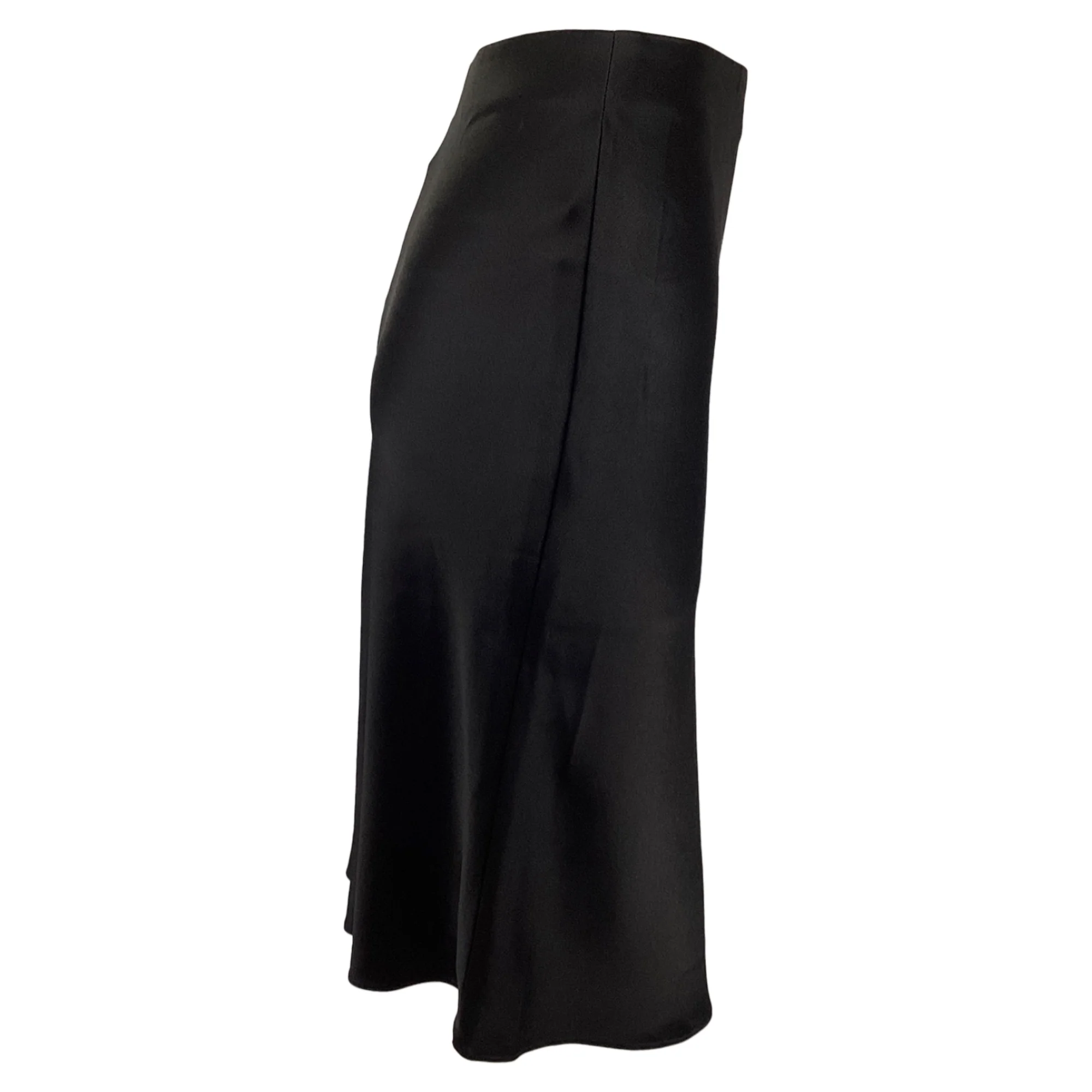Akris Punto Midi Flared Skirt in Black Triacetate