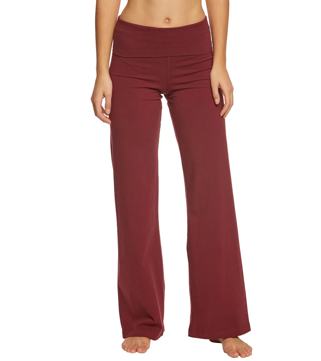 Hard Tail Contour Rolldown Wide Leg Yoga Pants