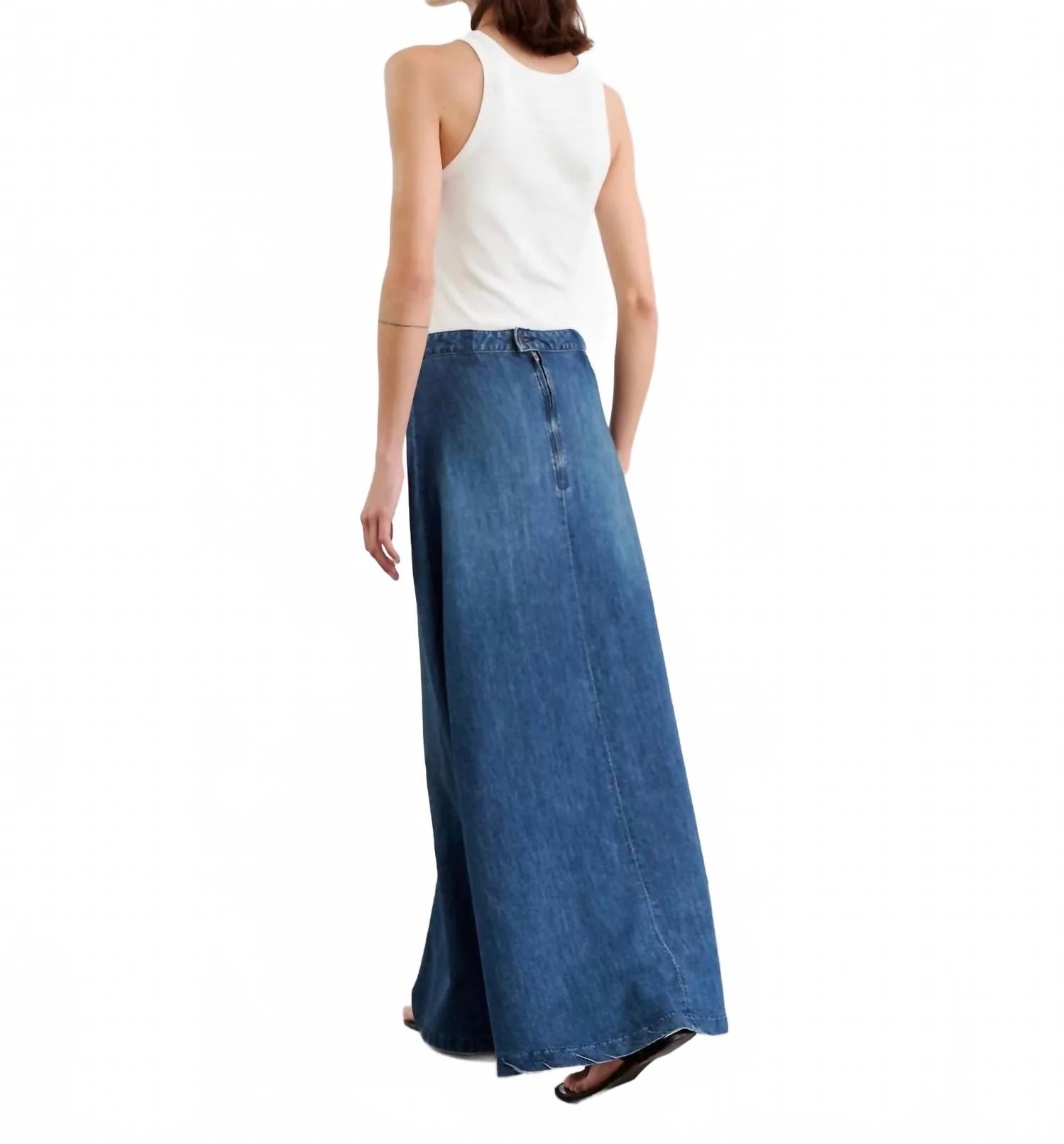 Astrid Denim Skirt In Classic Wash