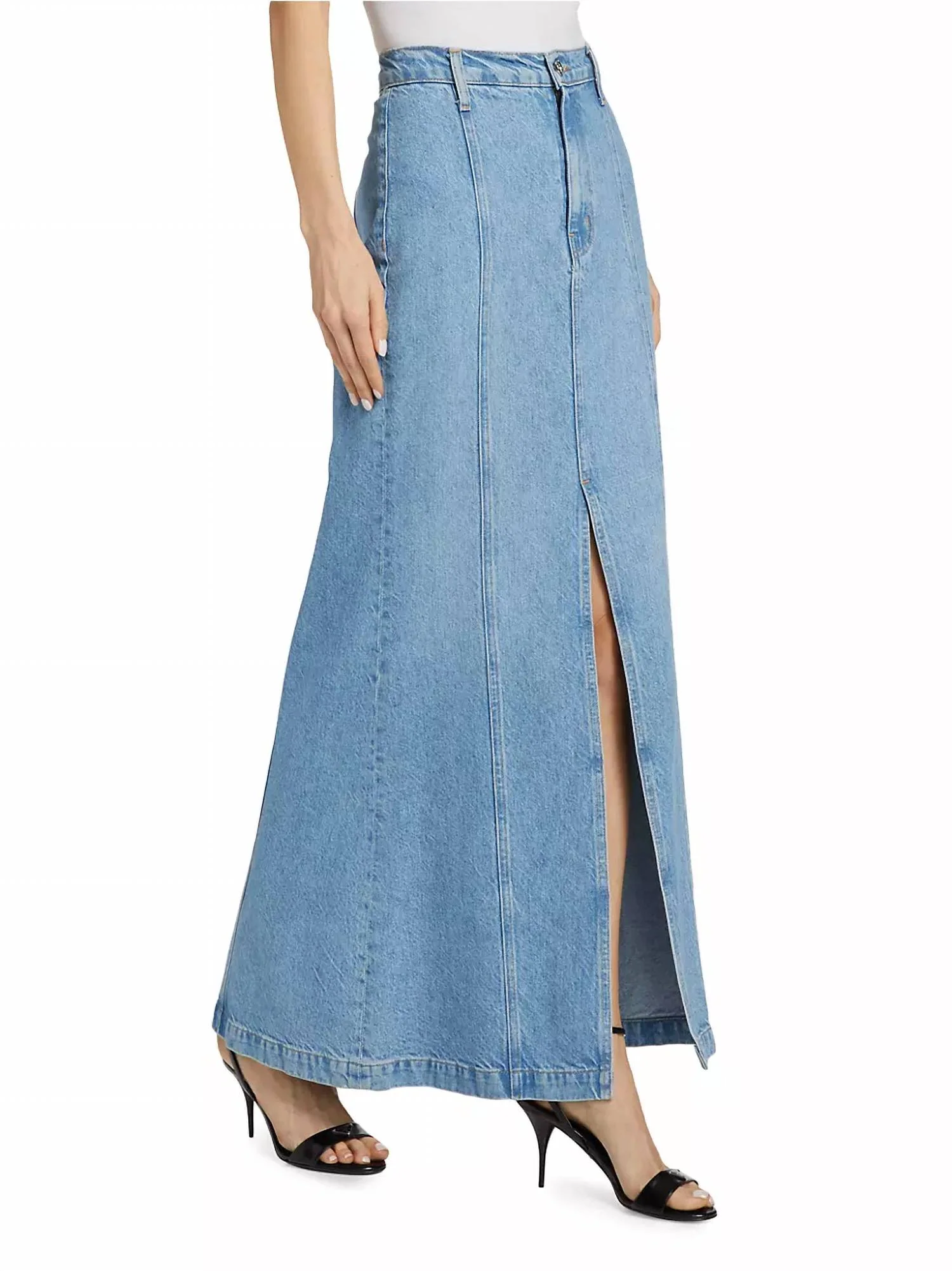 Zoe Mermaid Maxi Skirt In Beekman