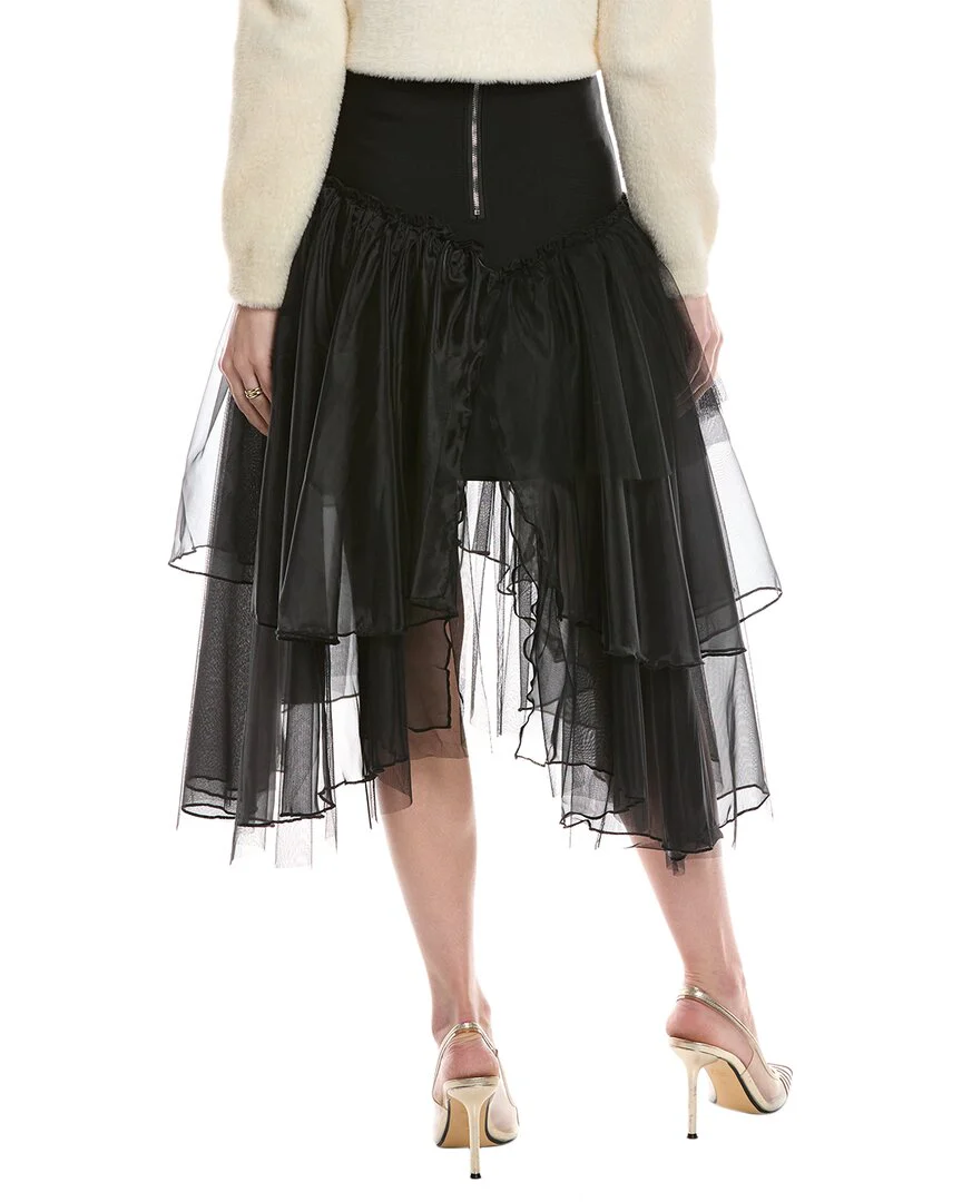 Gracia Tiered Organza & Mesh Skirt