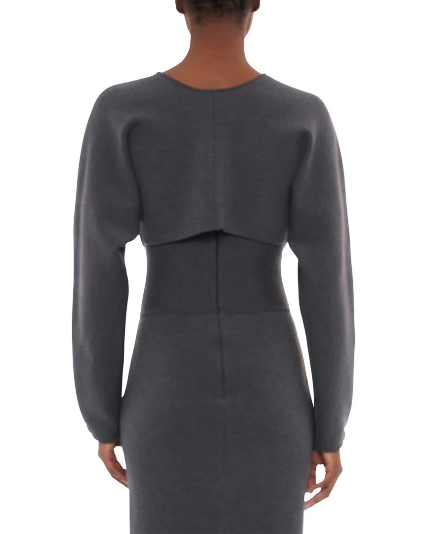 Carolina Herrera Cropped Wool Jacket