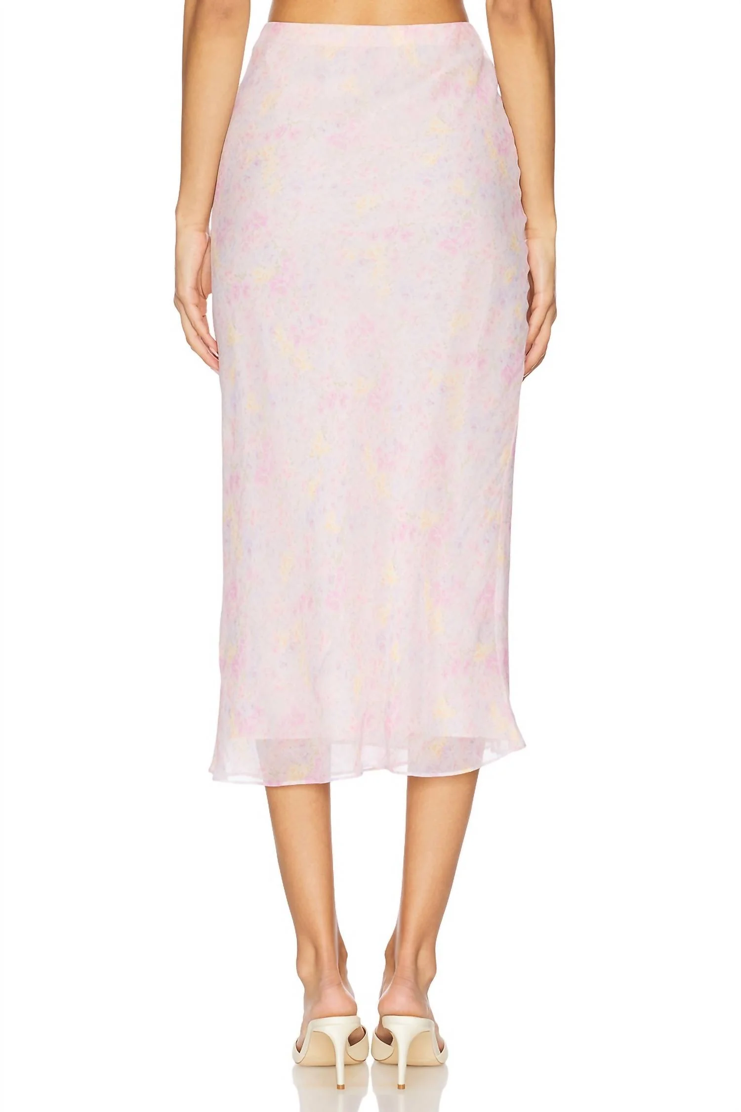 Castle Midi Skirt In Candy Fluff