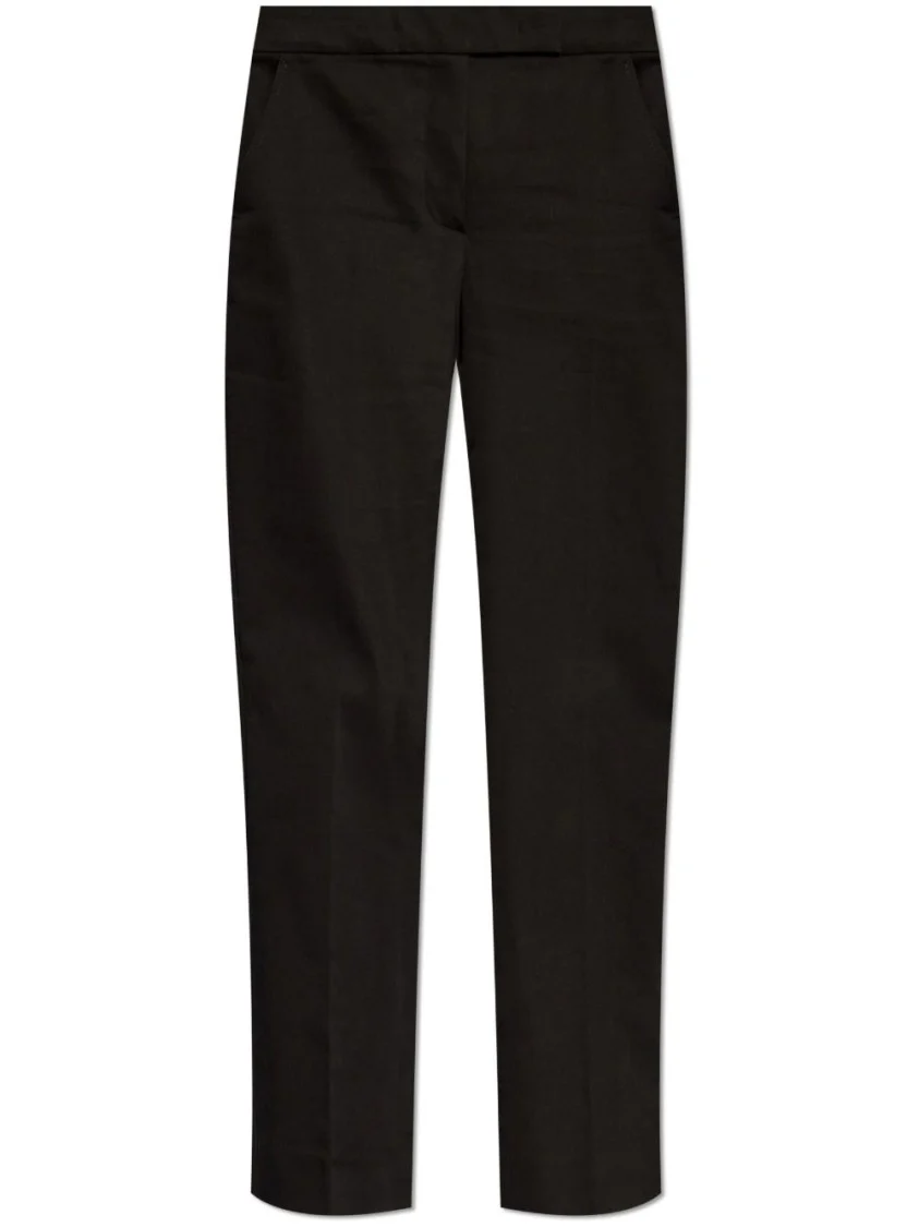 Tailored Black Trousers With Smooth Finish