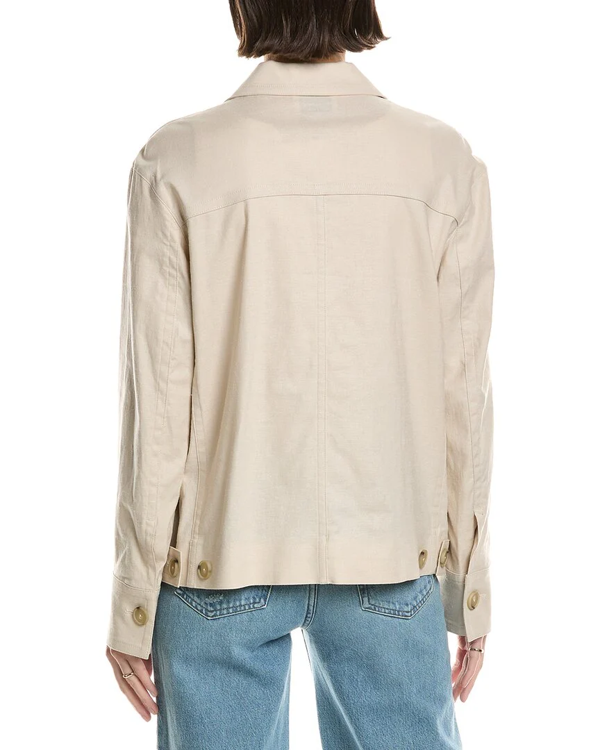 Vince Linen-Blend Jacket