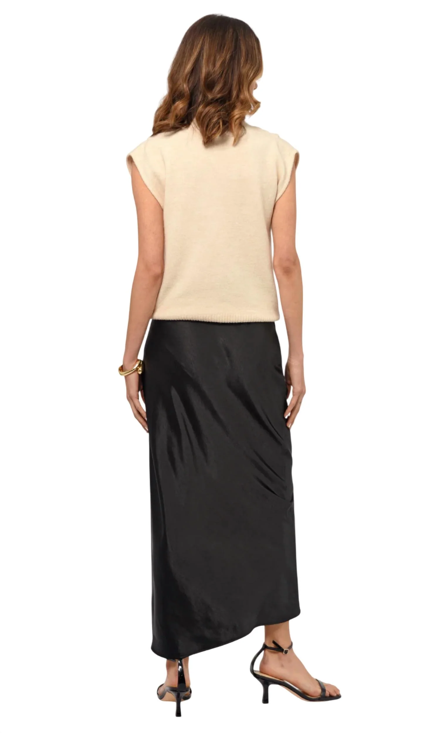 Hayek Slit Skirt In Black