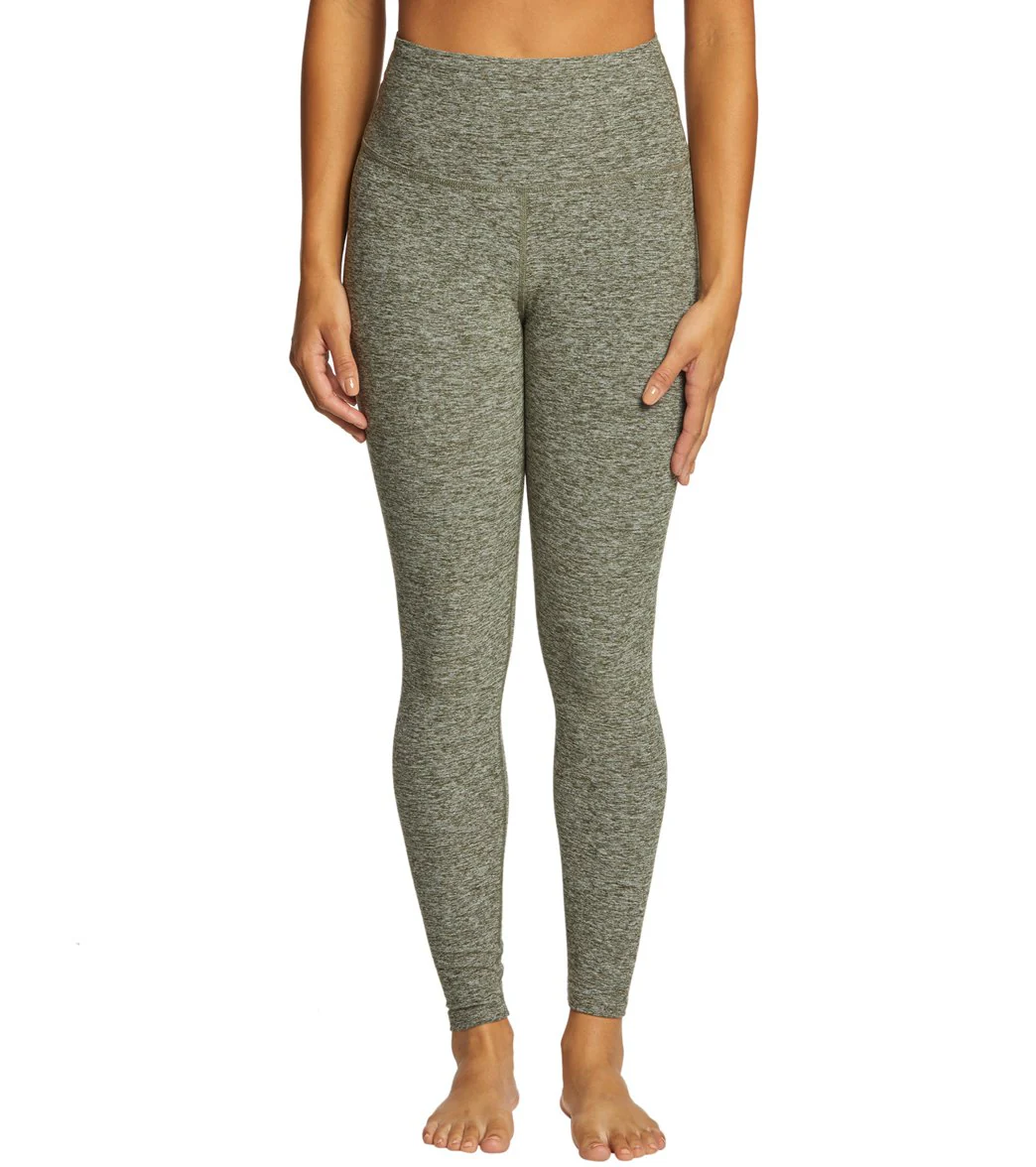 Beyond Yoga Spacedye High Waisted Caught In The Midi 7/8 Yoga Leggings Jungle Palm Rainwash
