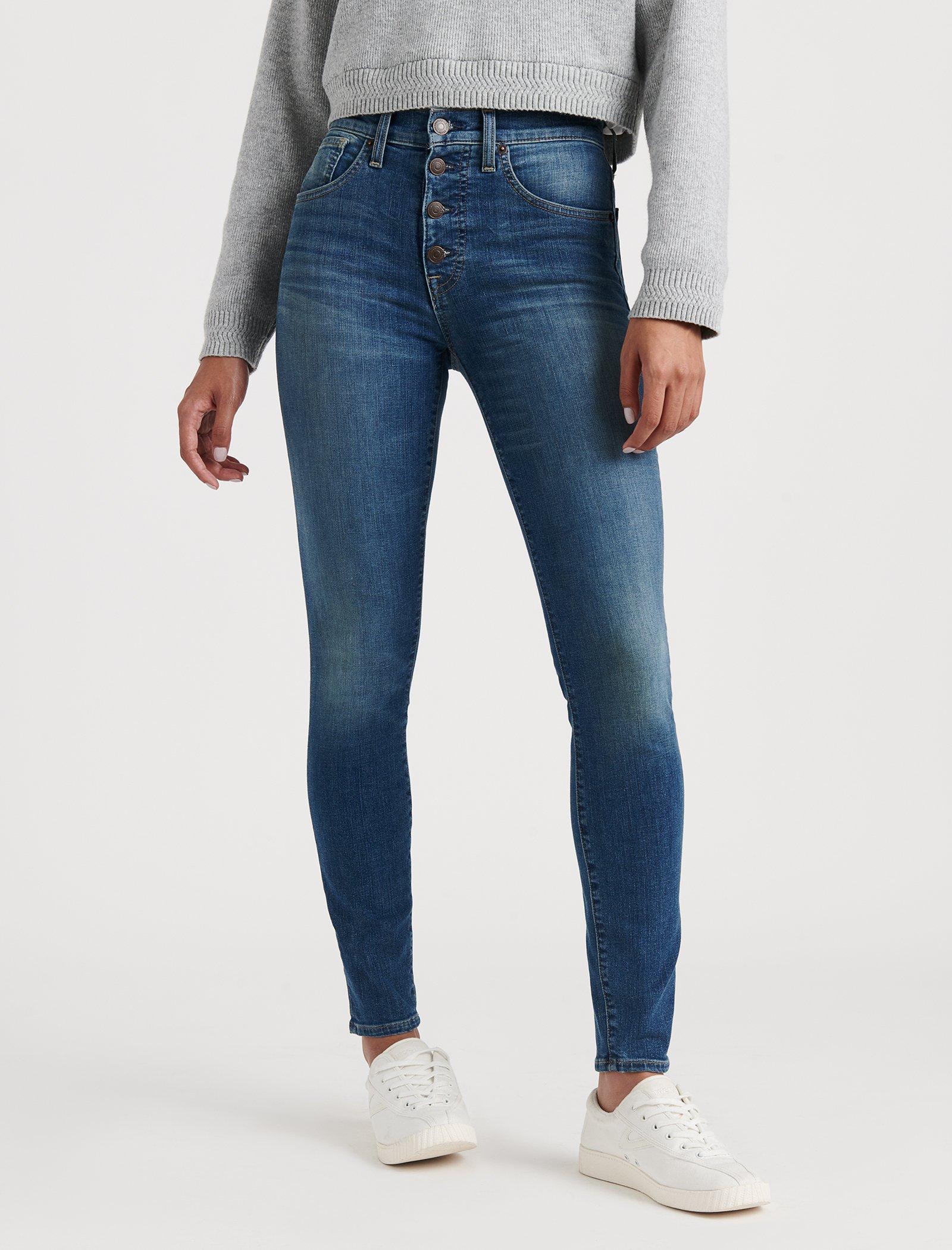 Lucky Brand Womens High Rise Bridgette Skinny Jean