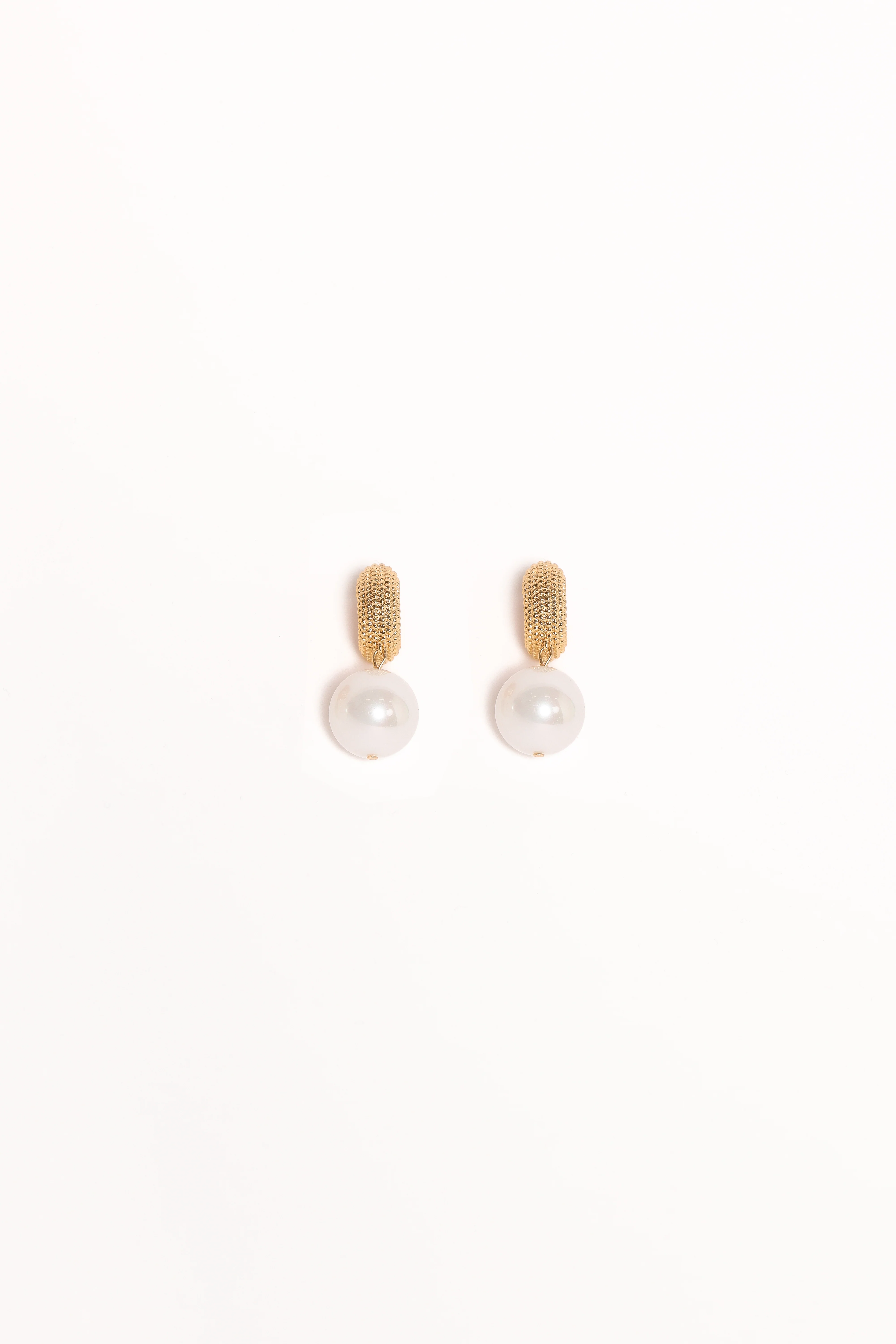 Luciana Earrings - Gold/Pearl