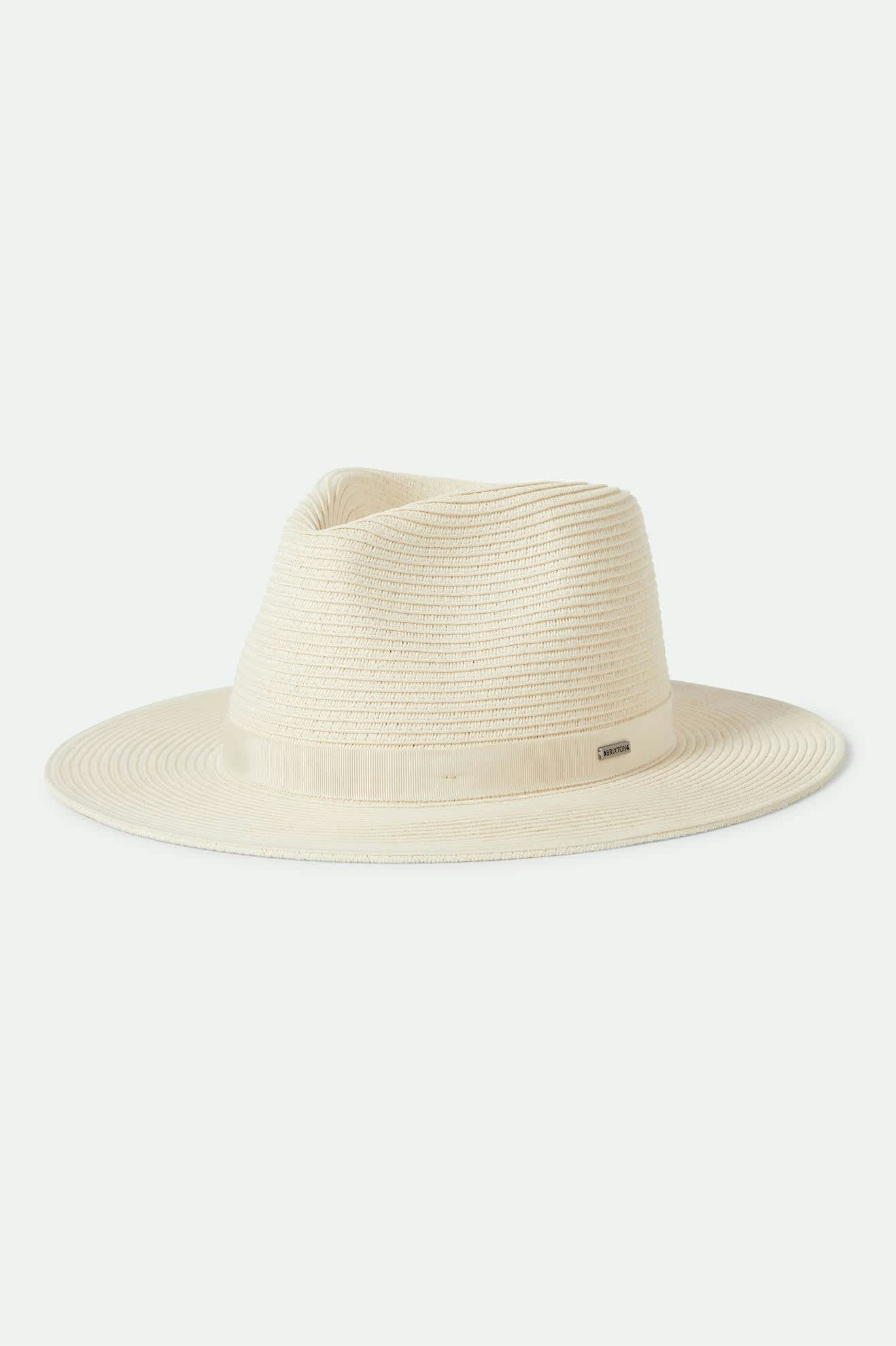 Carolina Straw Packable Travel Hat - Bone/Bone