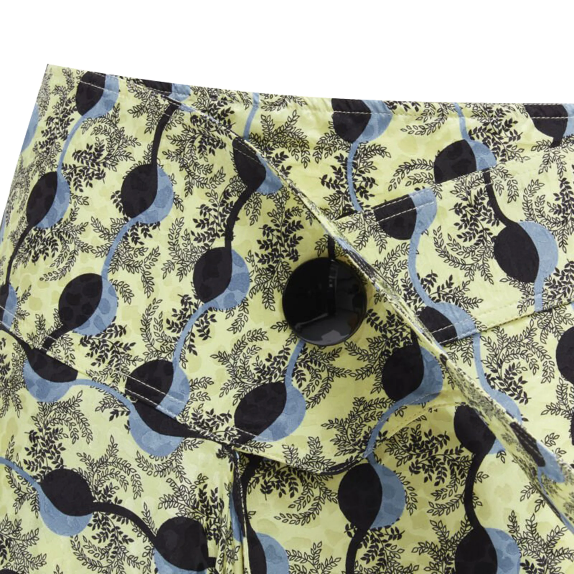 Marni paisley geometric print belted wrap skirt