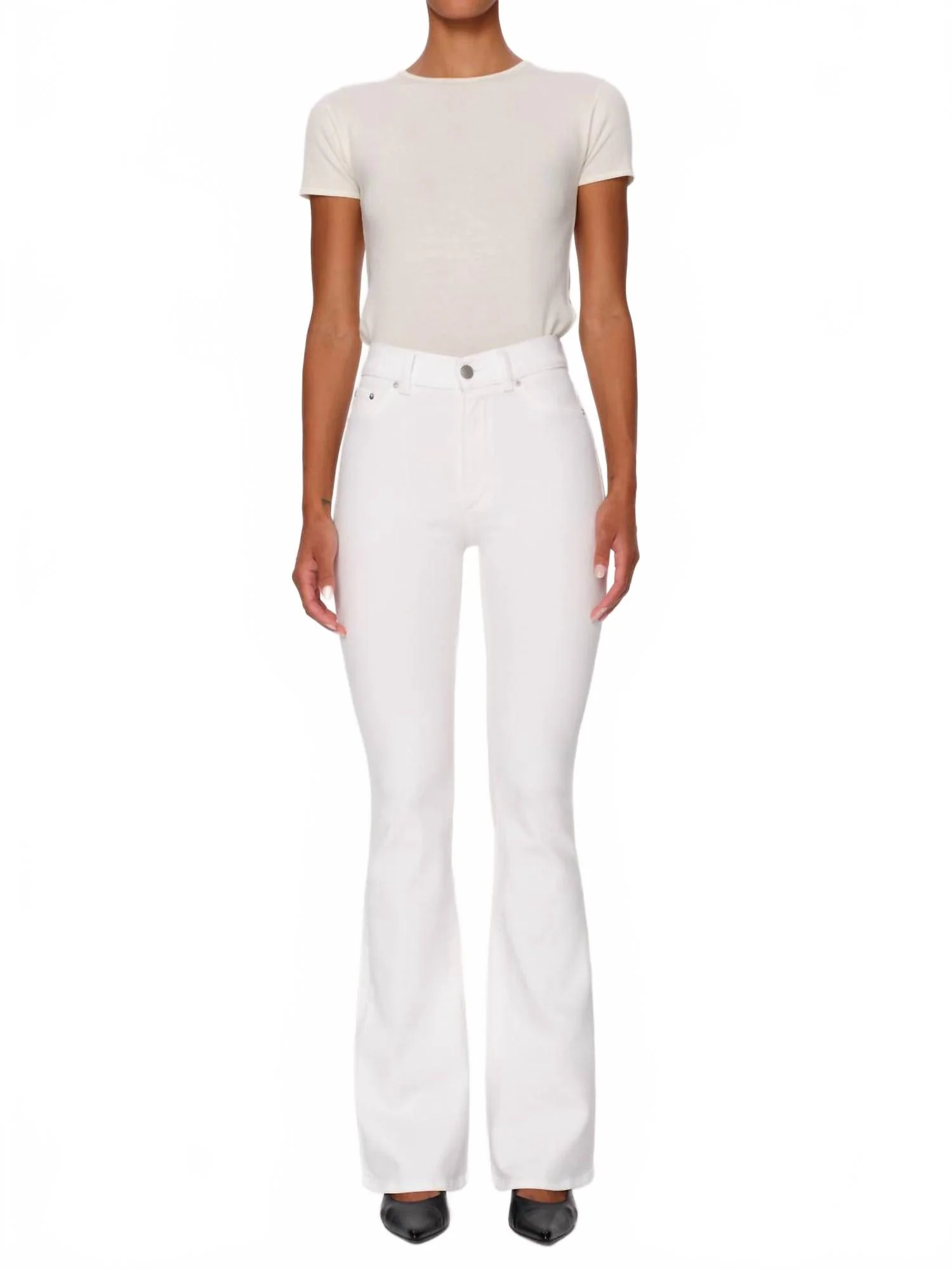 Bridget Boot Pant In White