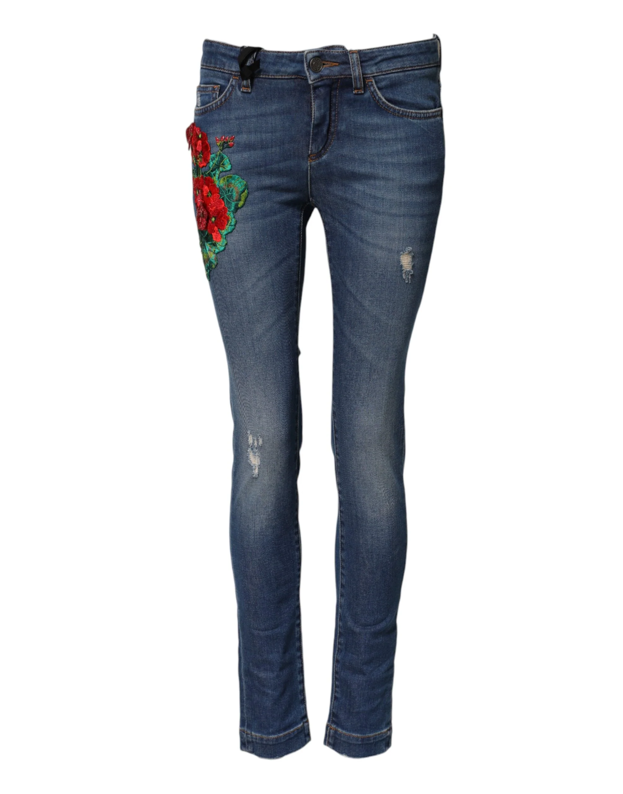 Dolce & Gabbana Cotton Low Waist Skinny Women's Jeans
