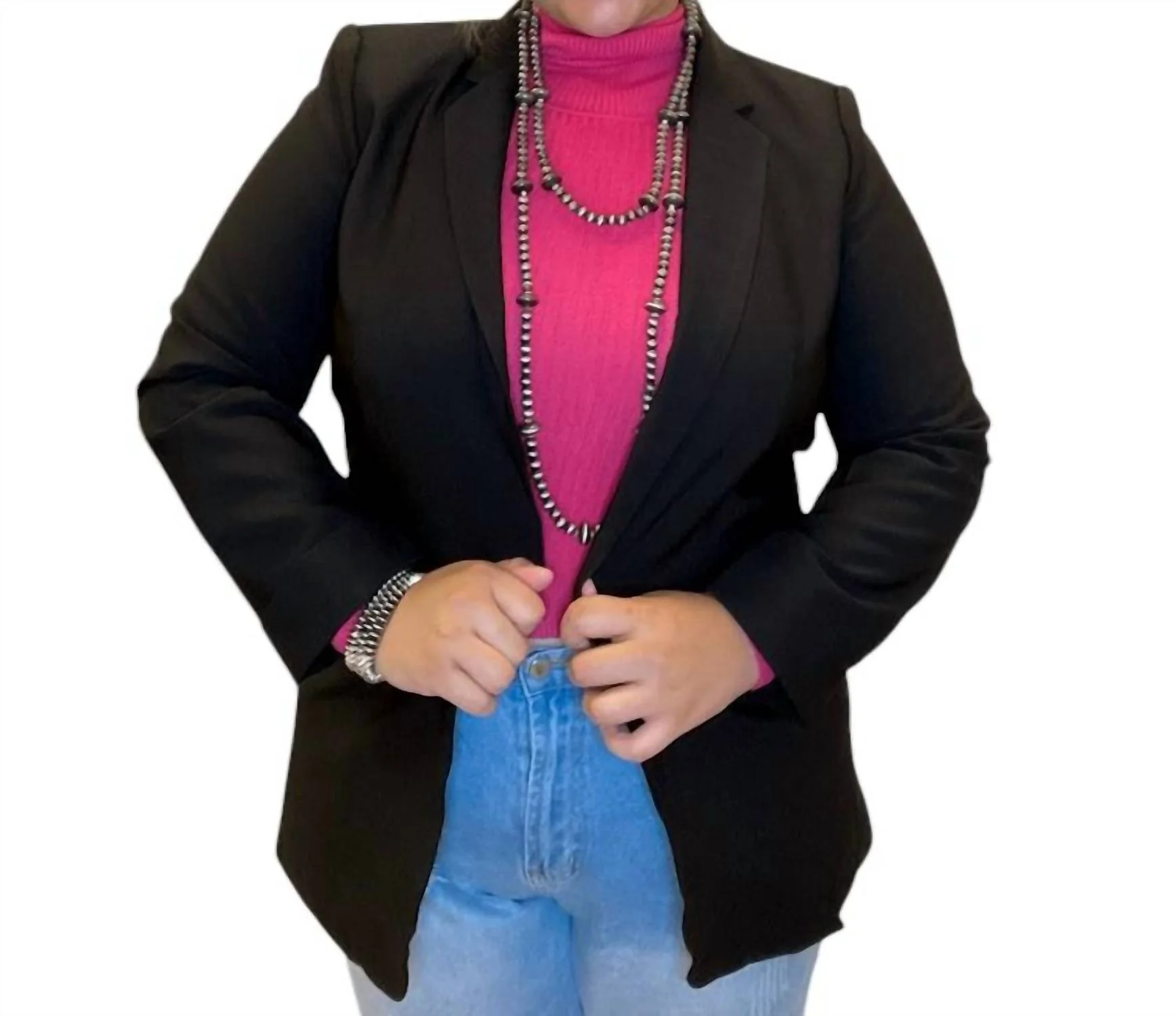 Walk The Walk Blazer In Black