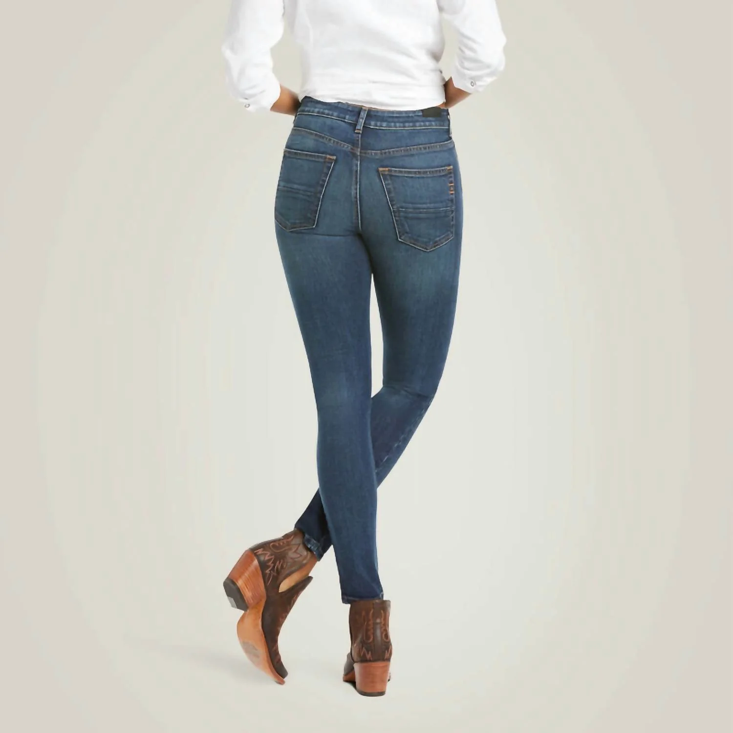Premium Skinny Jeans In Ocean Blue