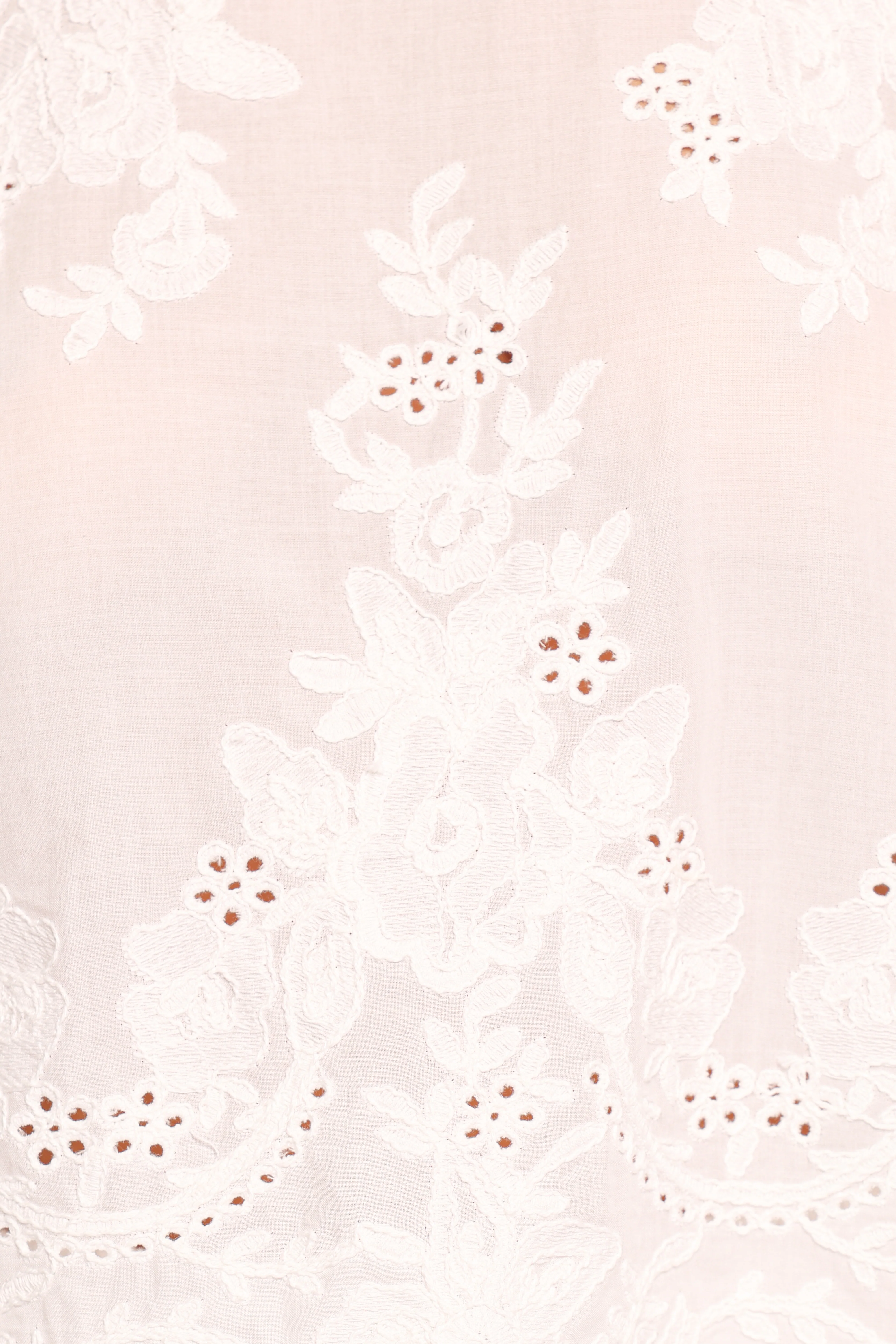 Tanis Embroidered Top - White