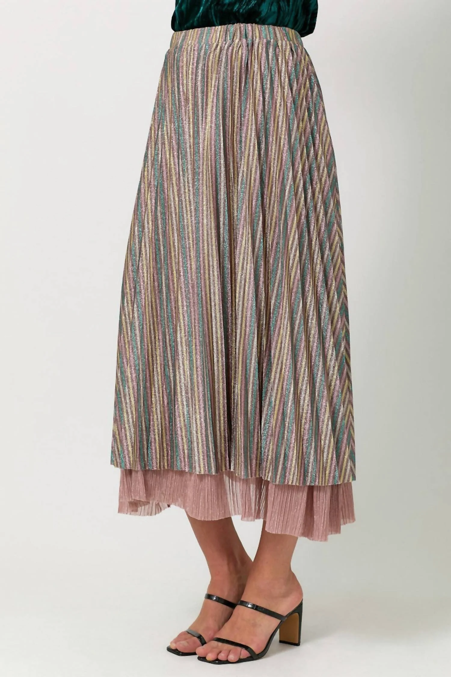 Party Girl Skirt In Rose Gold