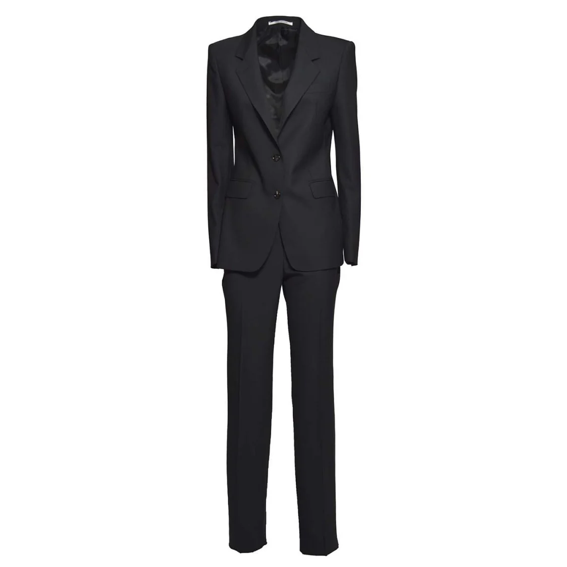 Paris Suit In Black Virgin Wool Blend