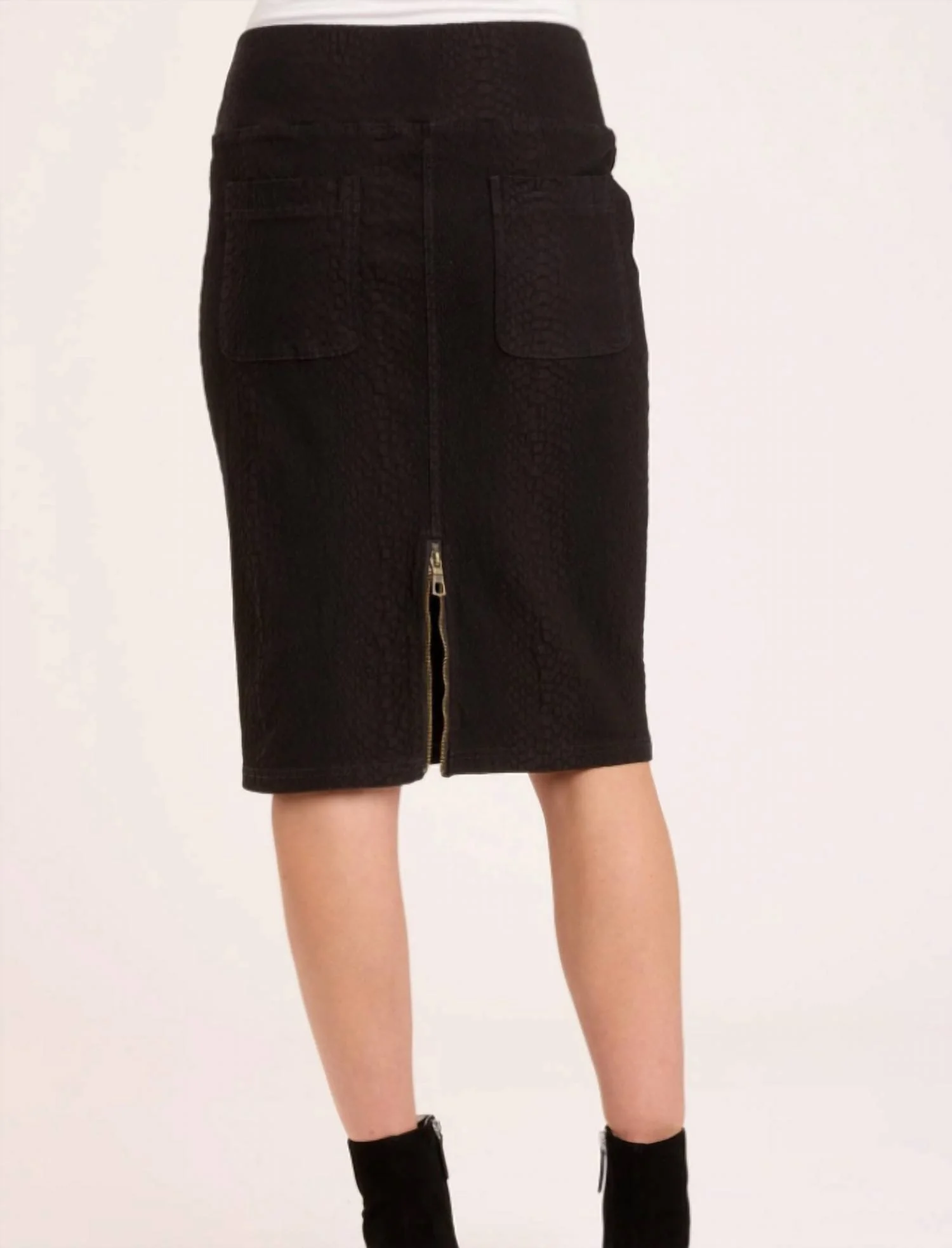 Arleigh High Waist Skirt In Black