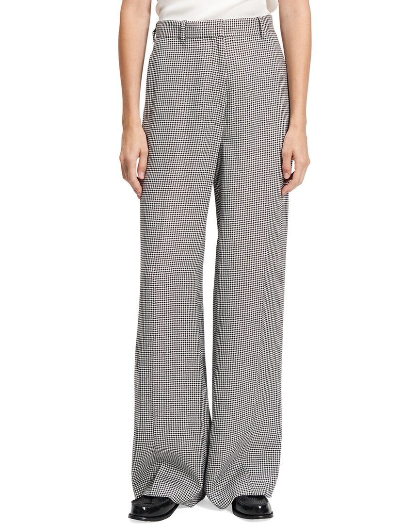 Theory Linen-Blend Classic Pant