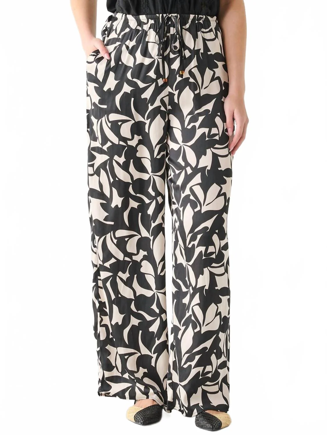 Night Vine Pant In Black/cream