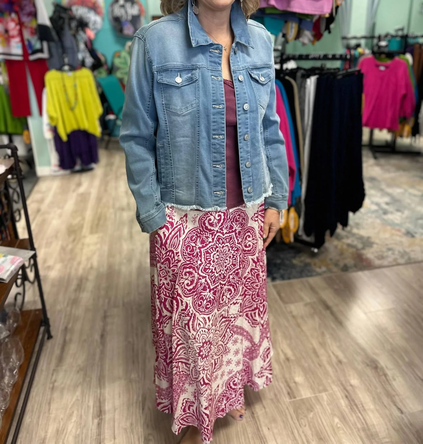 Frame Skirt In Orchid