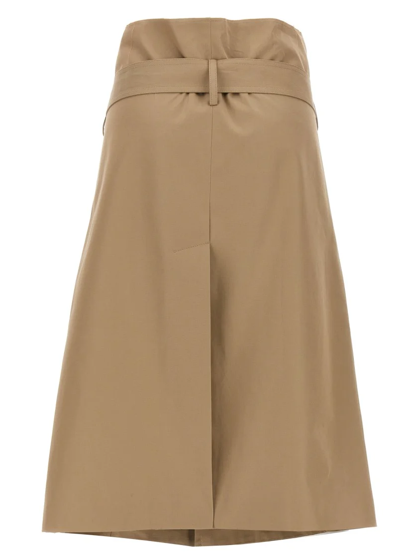 'Deconstructed Trenchcoat' Skirt