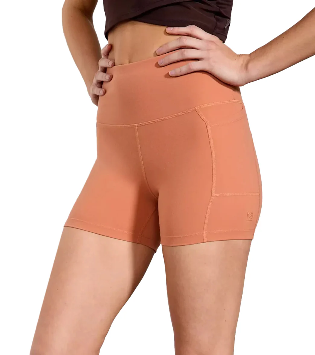 MPG Sport Velocity High-Rise Side Pocket Short 4 Peached