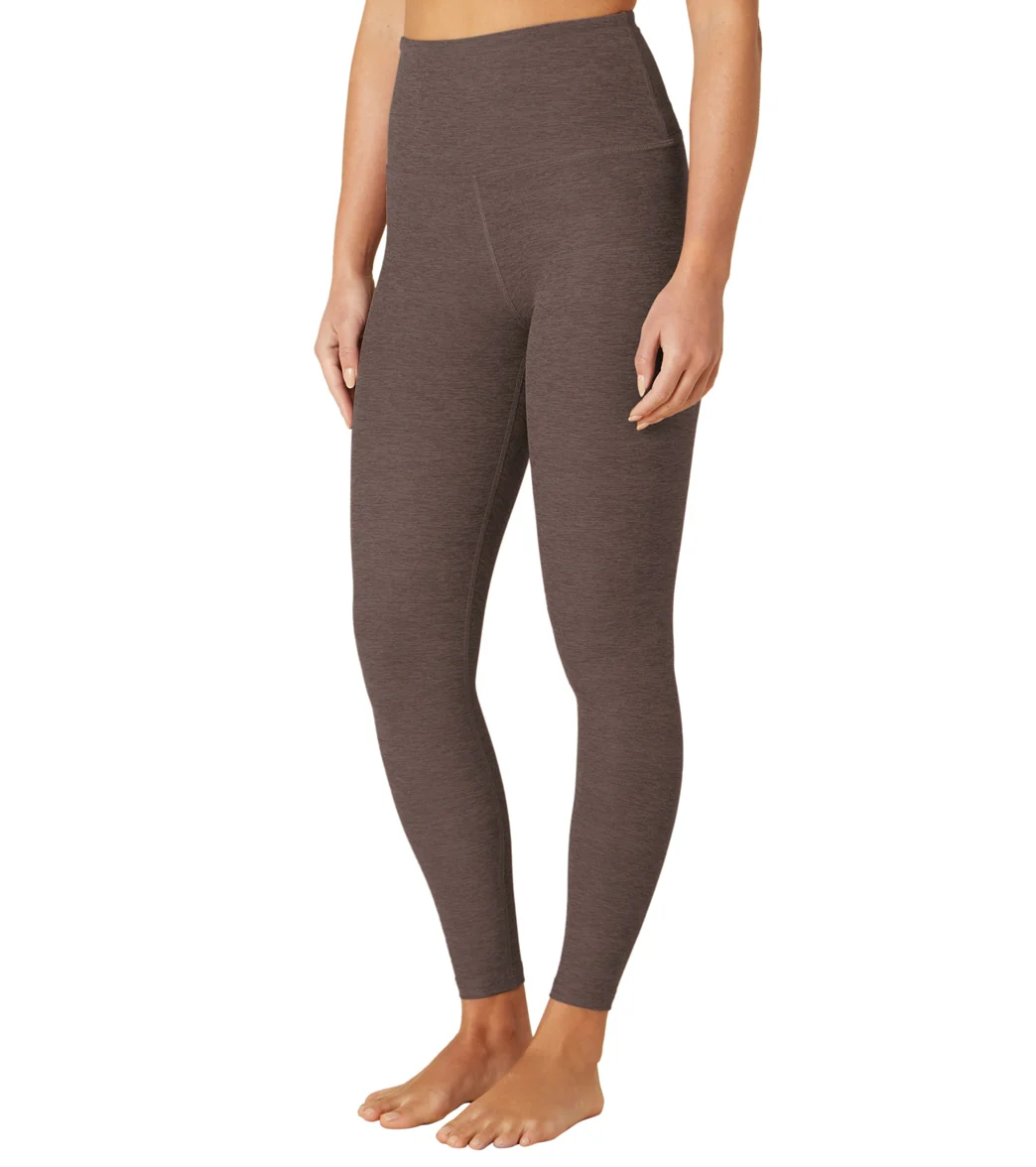 Beyond Yoga Spacedye High Waisted Caught In The Midi 7/8 Yoga Leggings Woodland Heather