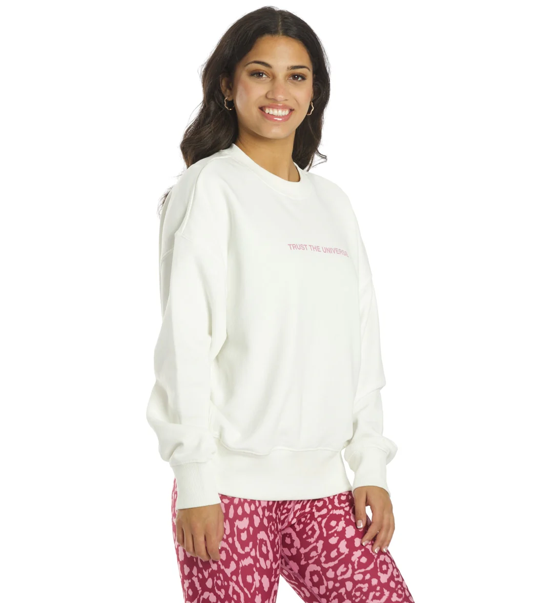 Spiritual Gangster Universe Relaxed Crewneck Pullover