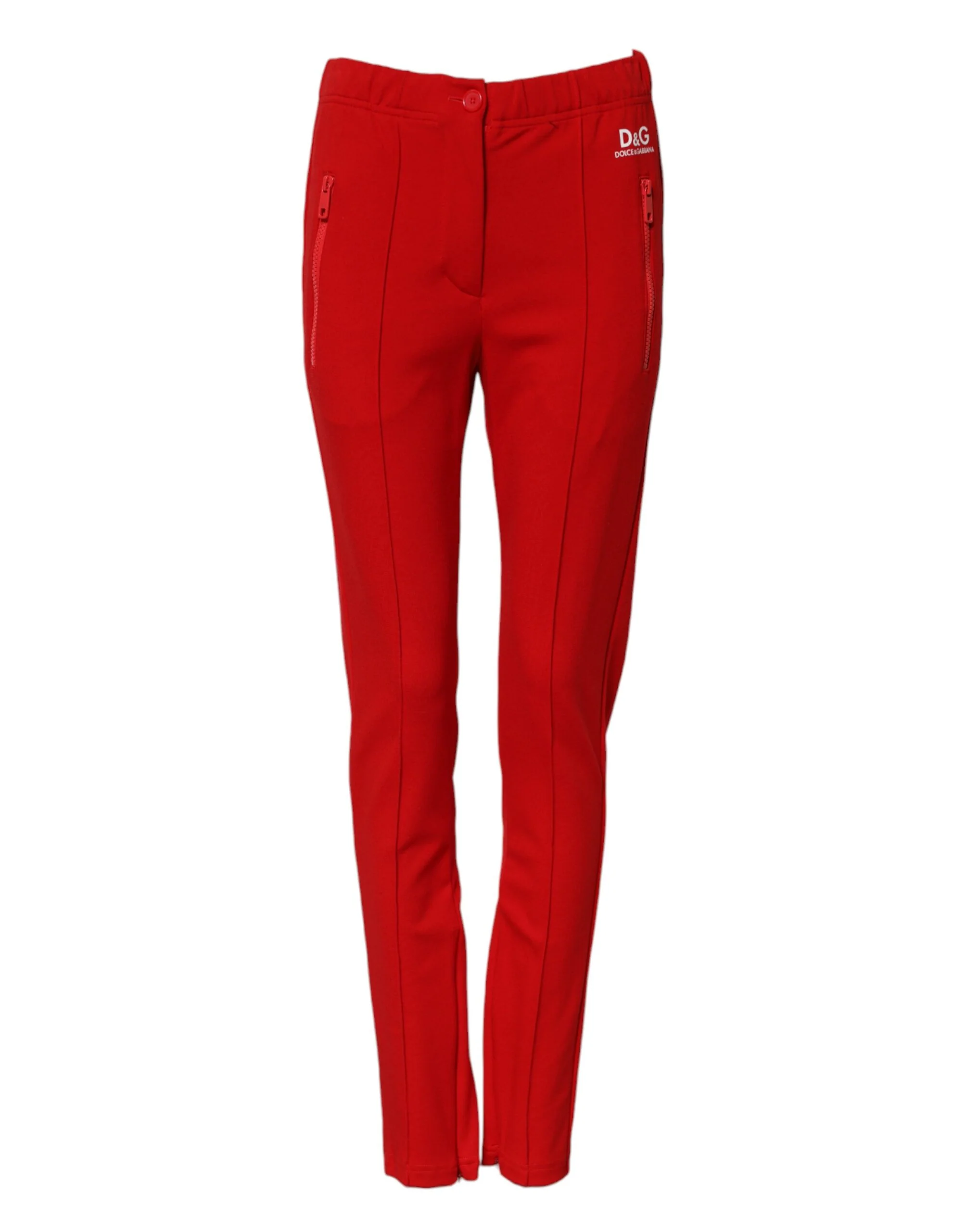 Dolce & Gabbana Mid Waist Slim Fit Women's Pants