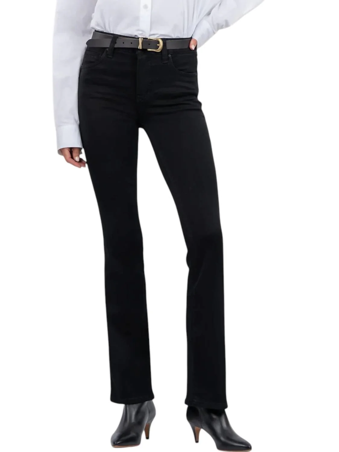 Natalie High Rise Fab Ab Jeans In Black