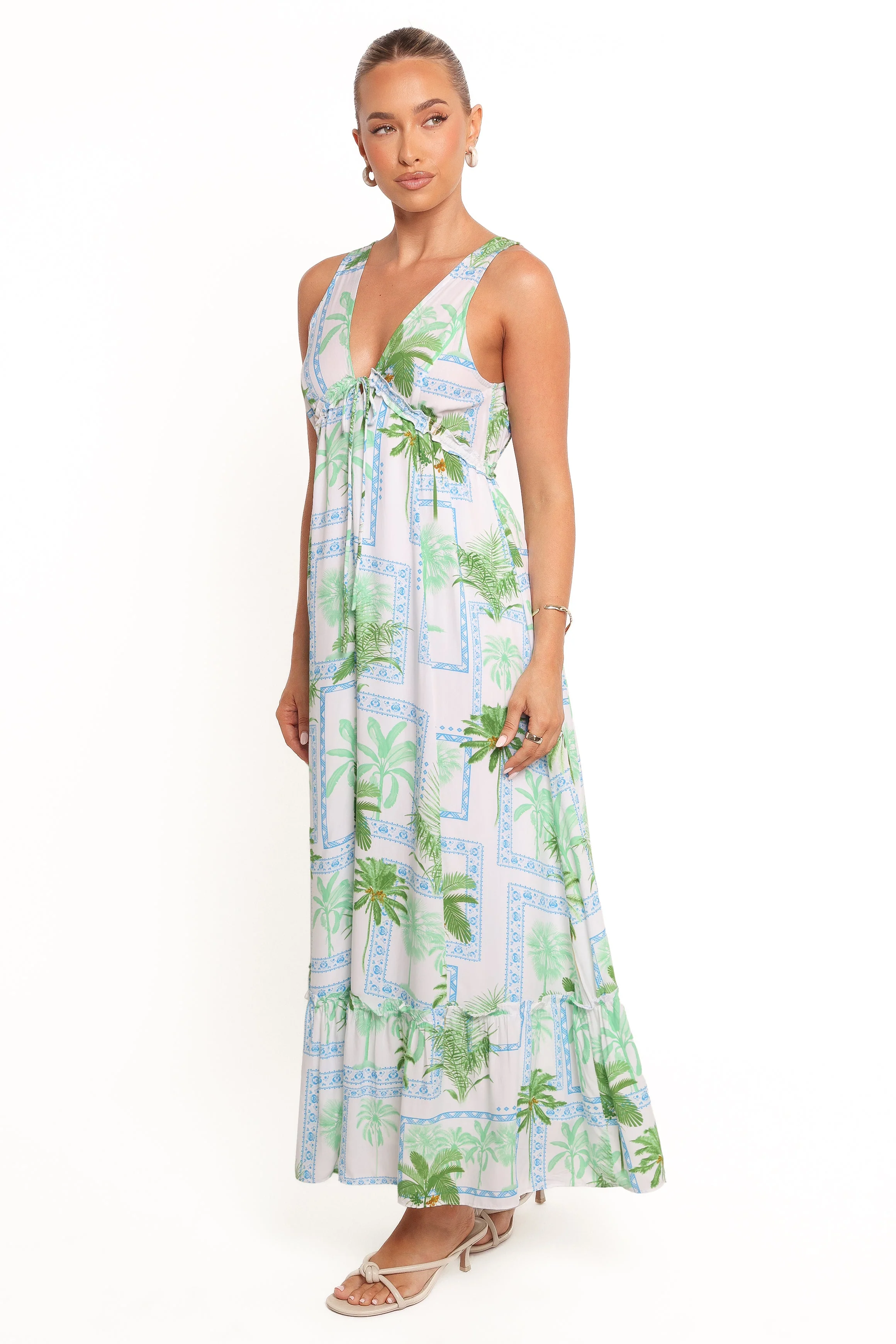 Rhiannon Maxi Dress - Green Multi
