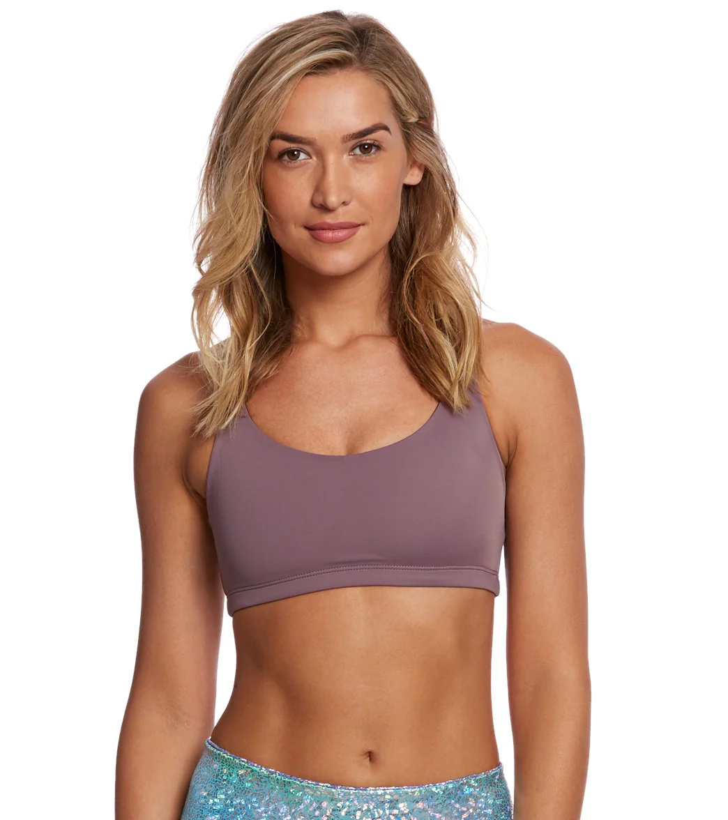 Onzie Chic Yoga Sports Bra Purple Haze