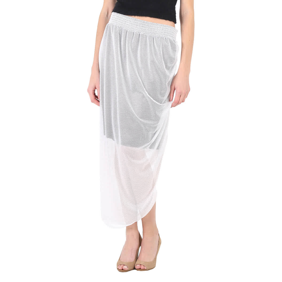 Wolford Ladies Soft Stretchy Lace Hailey Skirt