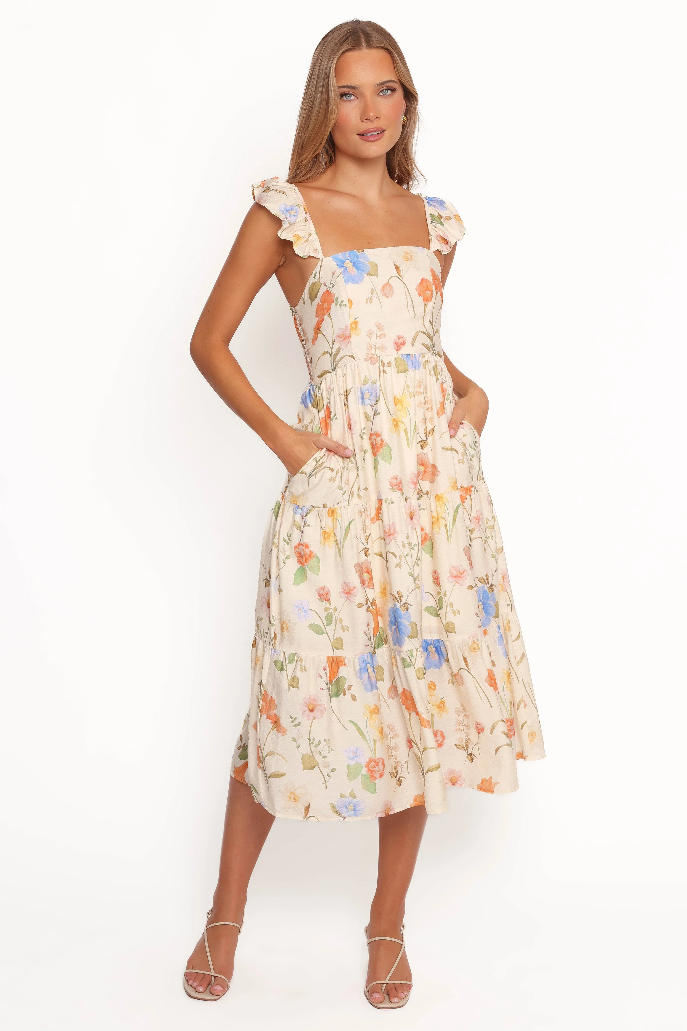 Laela Midi Dress - Floral
