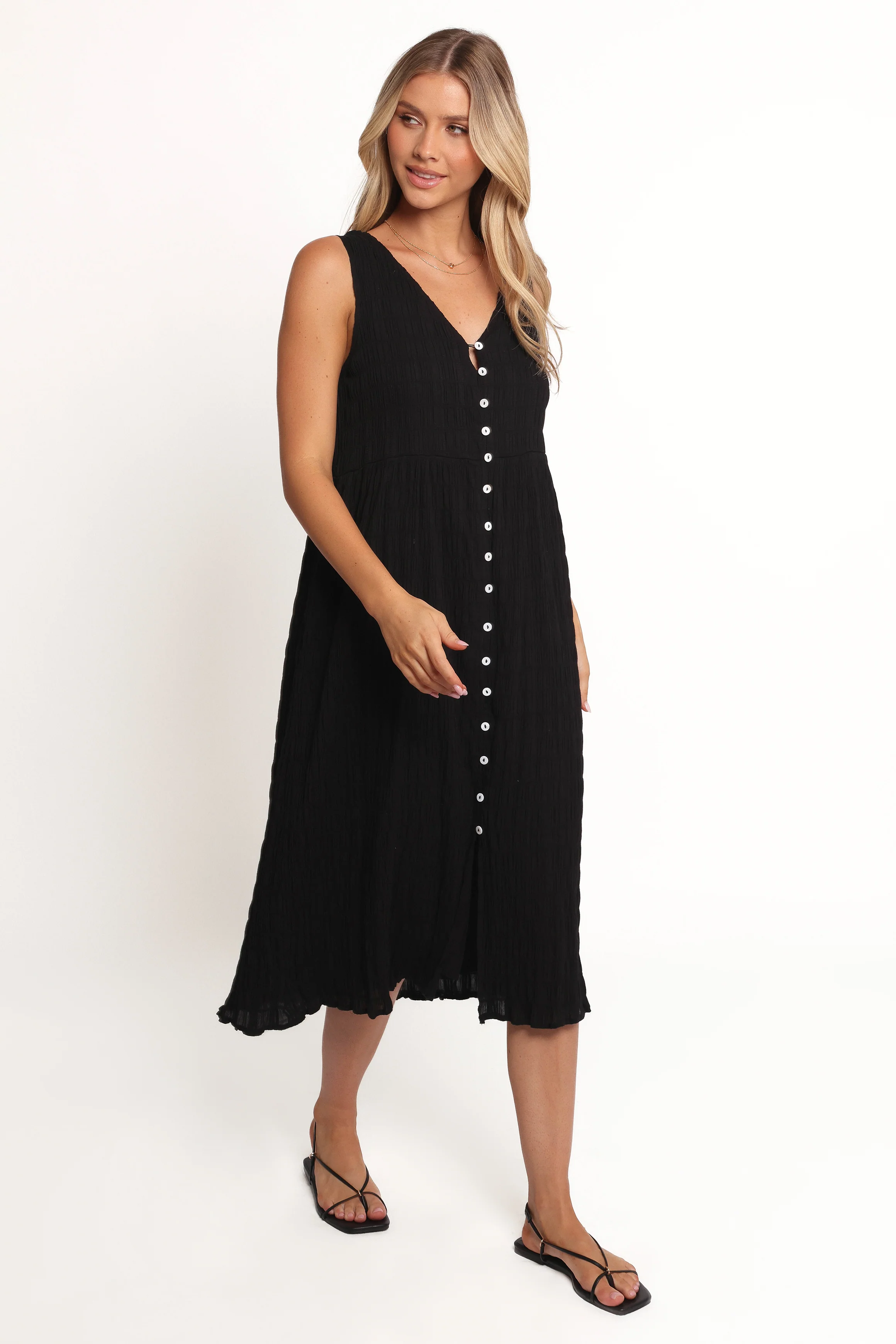 Sam Midi Dress - Black