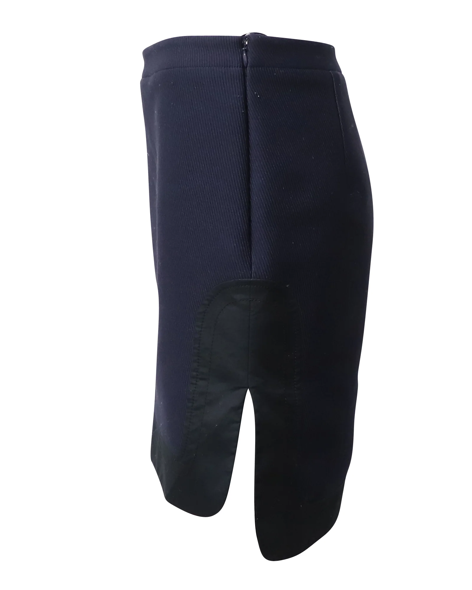 N21 Pencil Skirt in Navy Blue Polyester