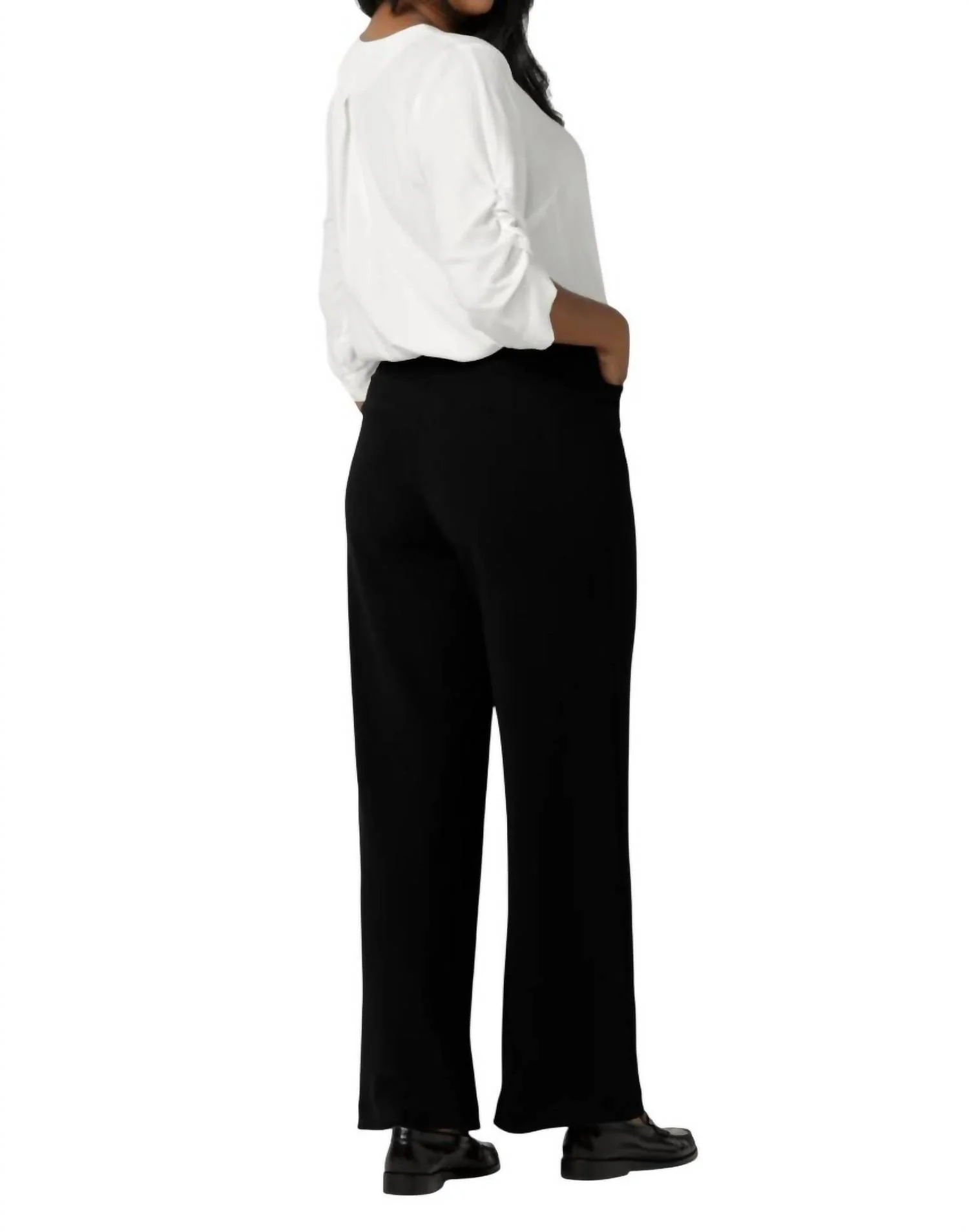 Women's Juliette Wide Leg Trouser In Black